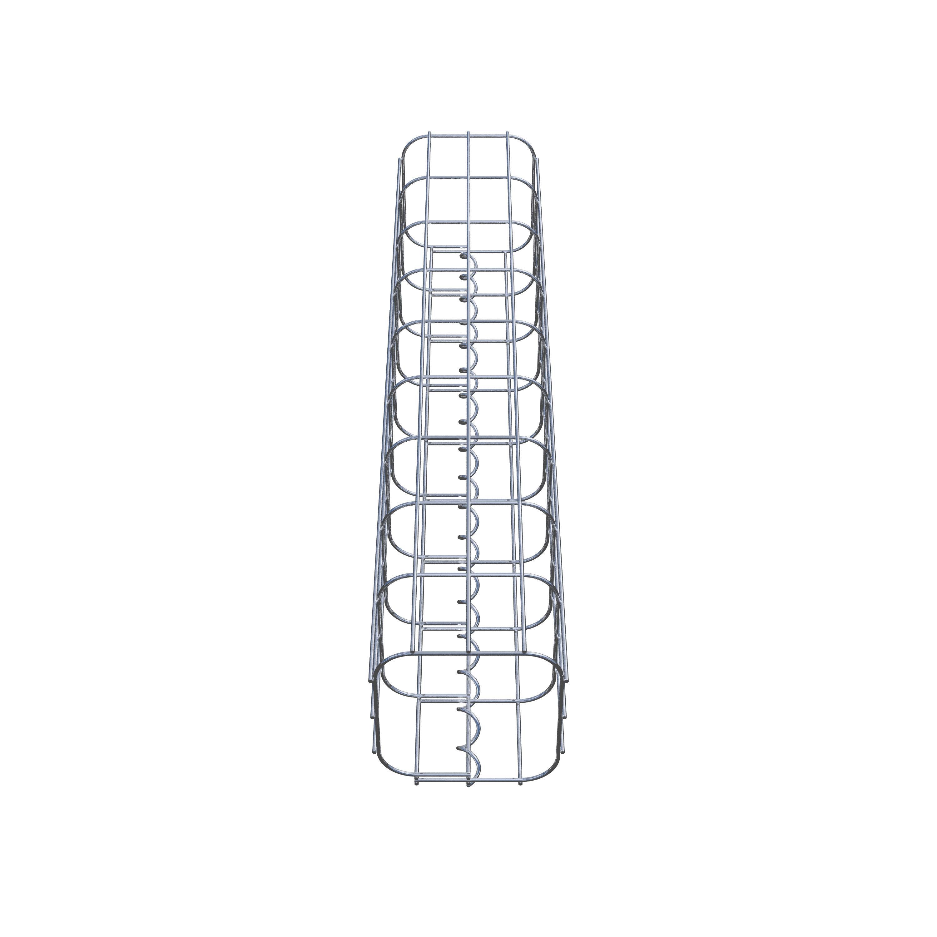 Colonne de gabion 17 x 17 cm, MW 5 x 10 cm carré