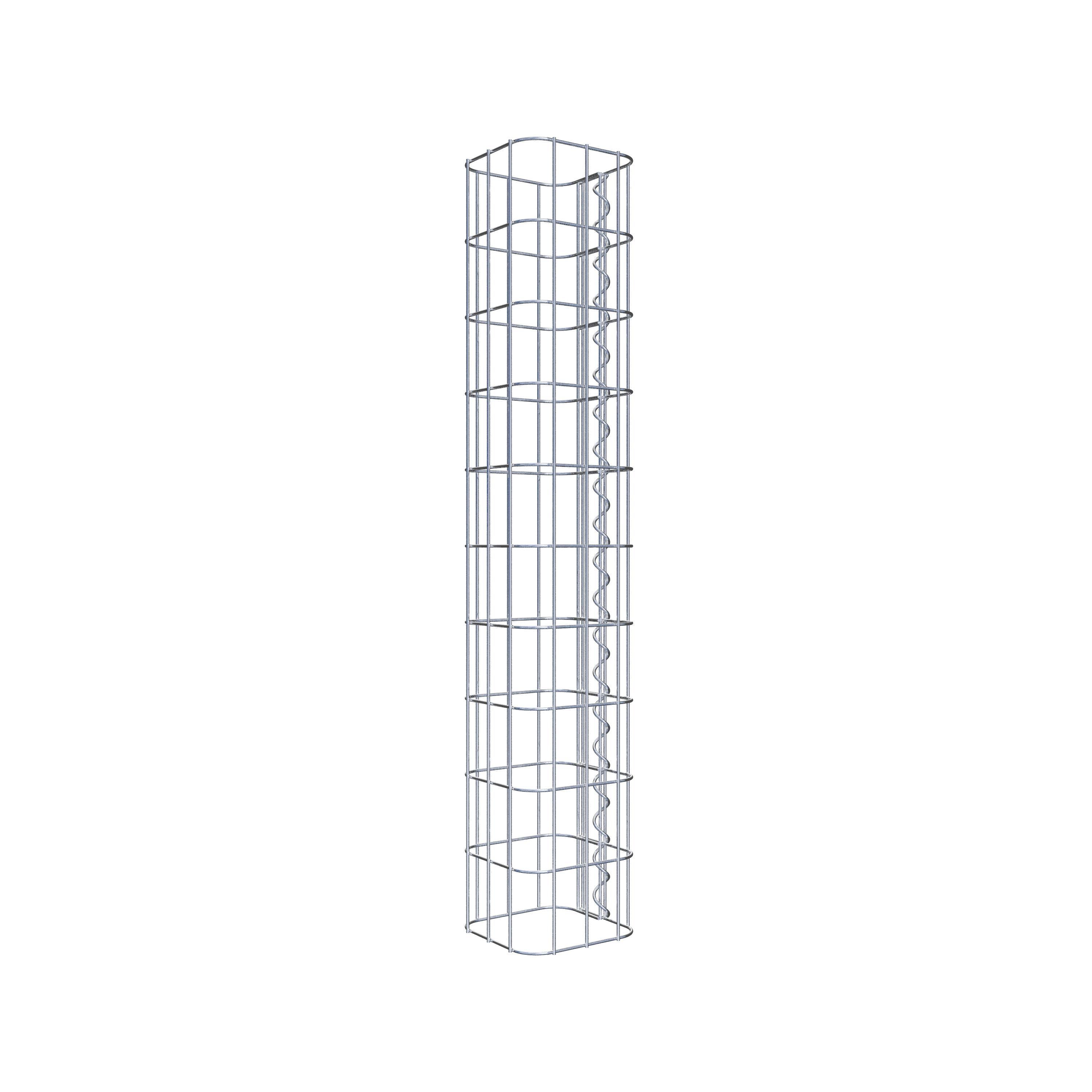 Colonne de gabion 17 x 17 cm, MW 5 x 10 cm carré