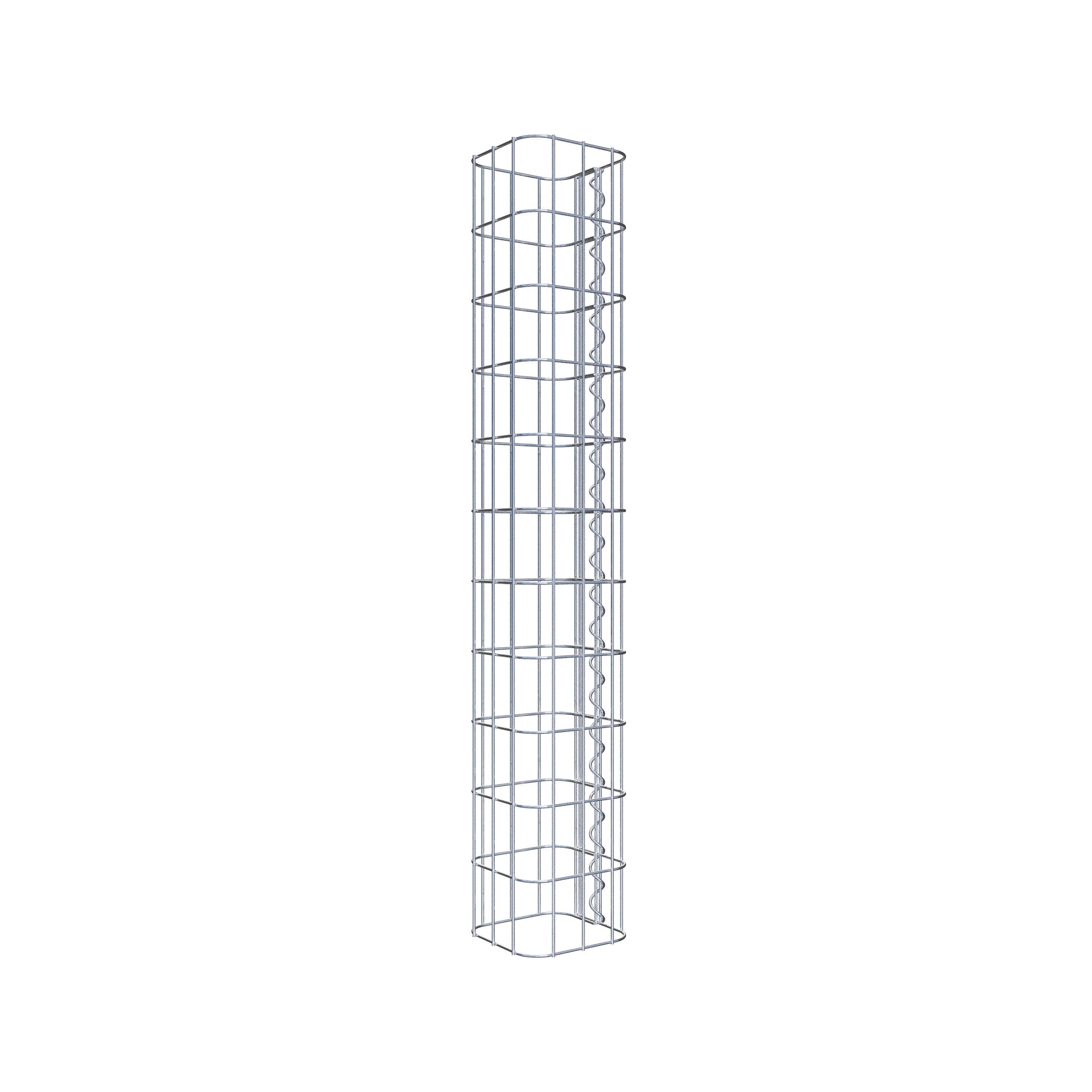 Colonne de gabion 17 x 17 cm, MW 5 x 10 cm carré