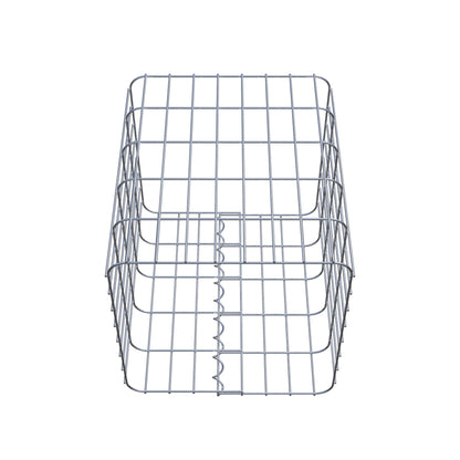 Gabion column 42 x 42 cm, MW 5 x 10 cm square