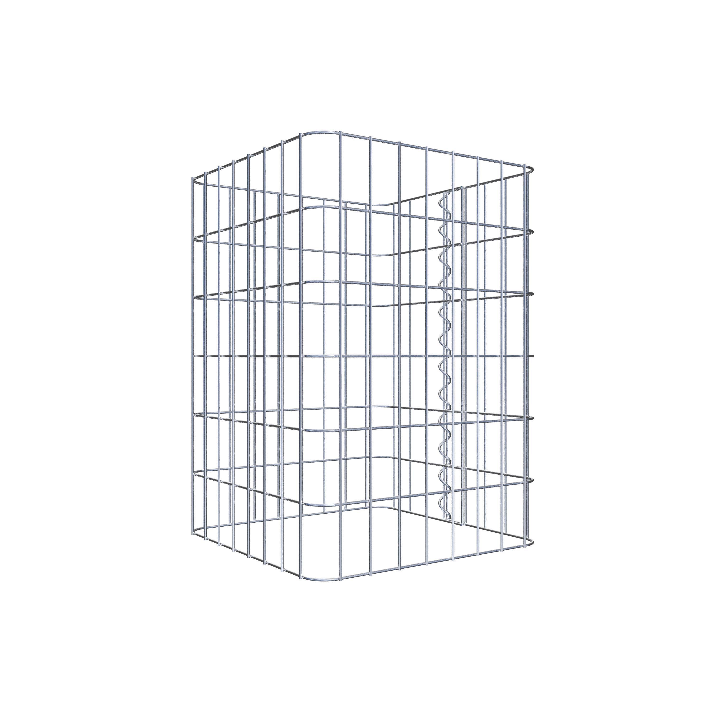 Colonne de gabion 42 x 42 cm, MW 5 x 10 cm carré