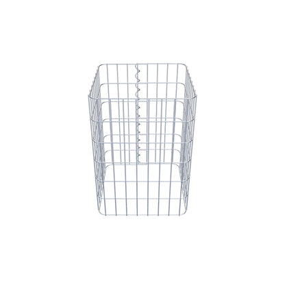 Gabion column 42 x 42 cm, MW 5 x 10 cm square