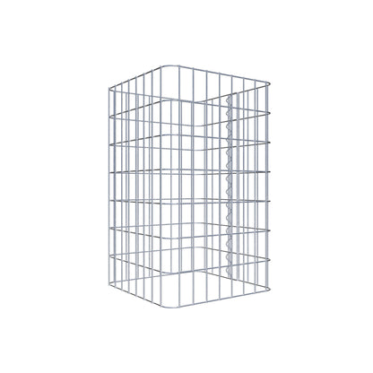 Gabion column 42 x 42 cm, MW 5 x 10 cm square