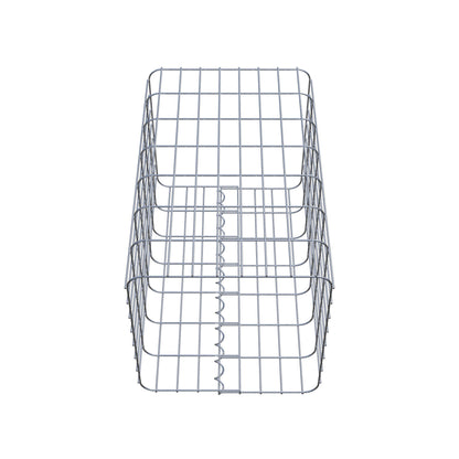 Gabion column 42 x 42 cm, MW 5 x 10 cm square