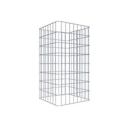 Gabion column 42 x 42 cm, MW 5 x 10 cm square