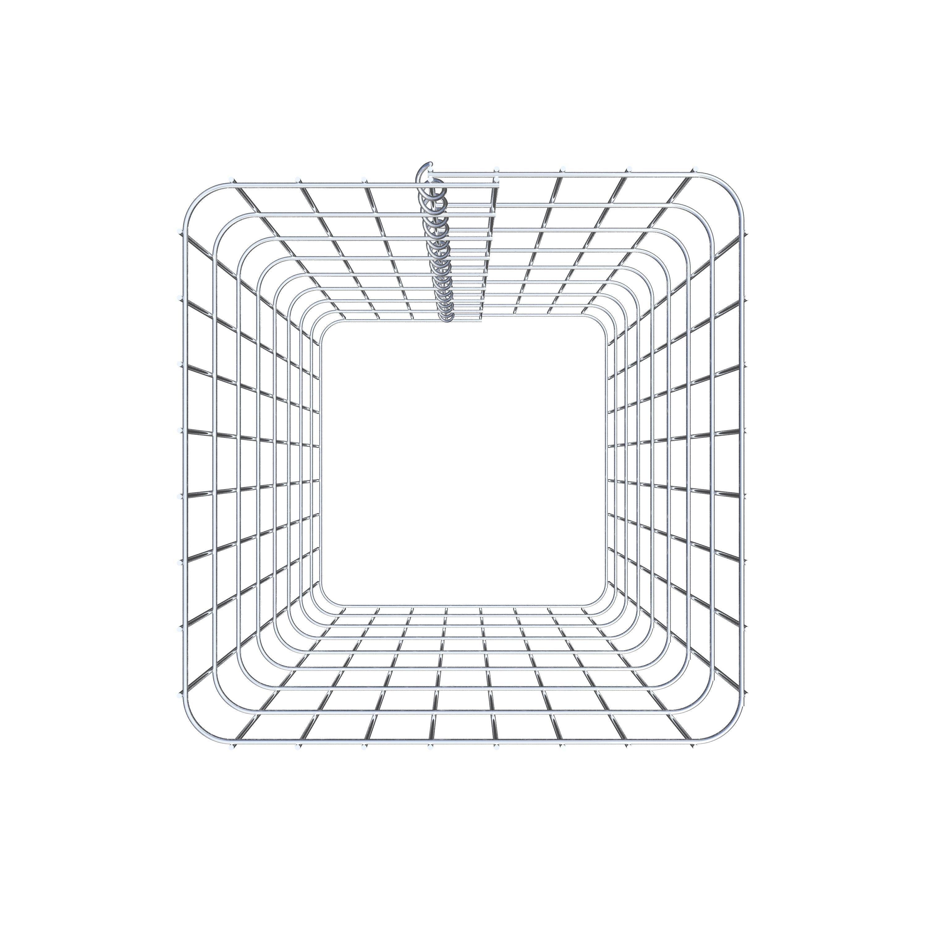 Schanskorfzuil 42 x 42 cm, MW vierkant 5 x 10 cm