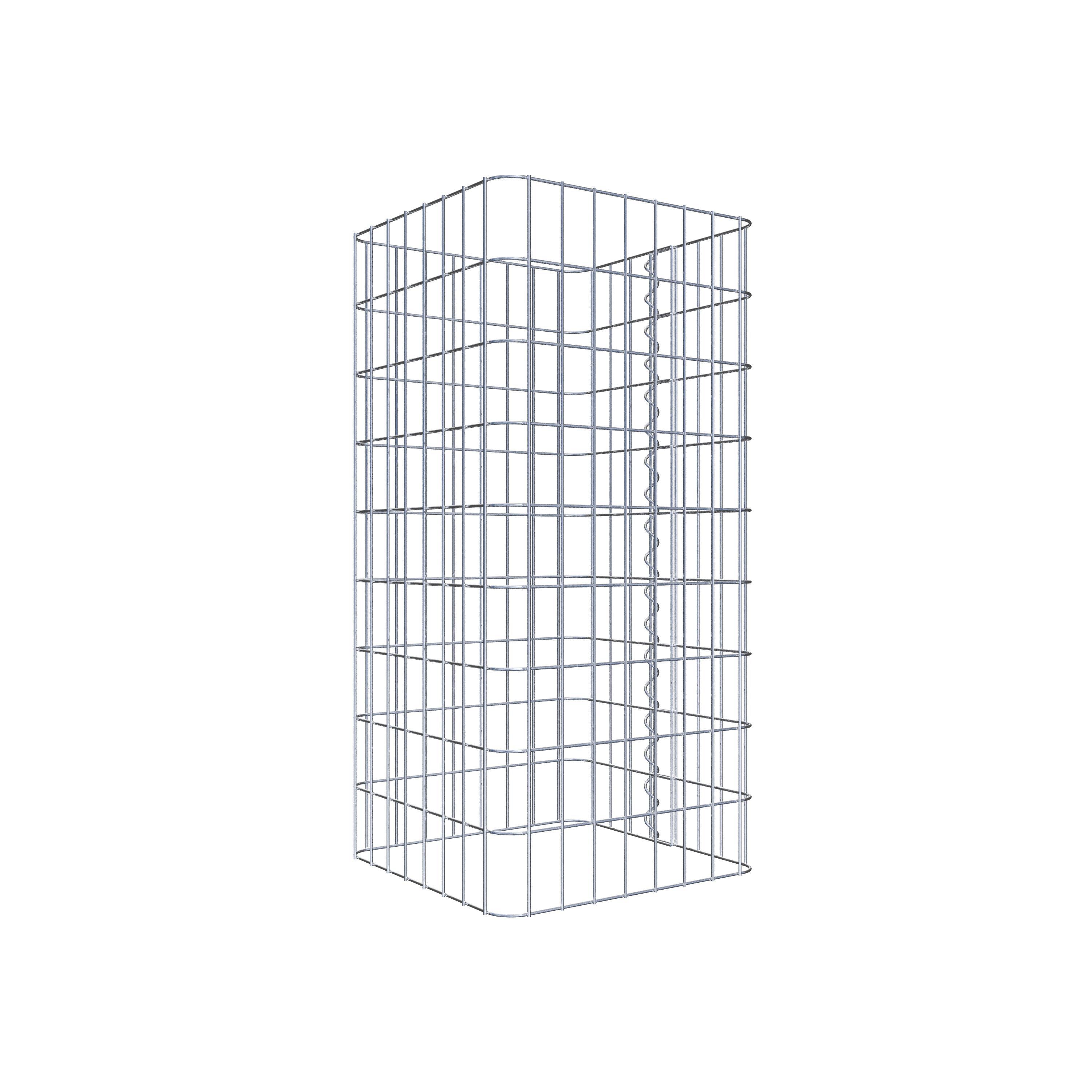 Colonne de gabion 42 x 42 cm, MW 5 x 10 cm carré