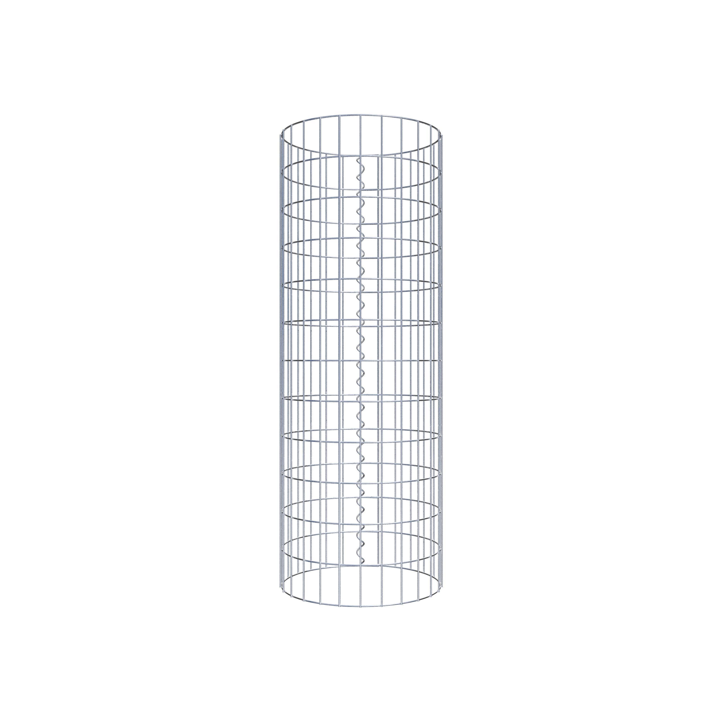 Gabionsøjle diameter 42 cm, MW 5 x 10 cm rund