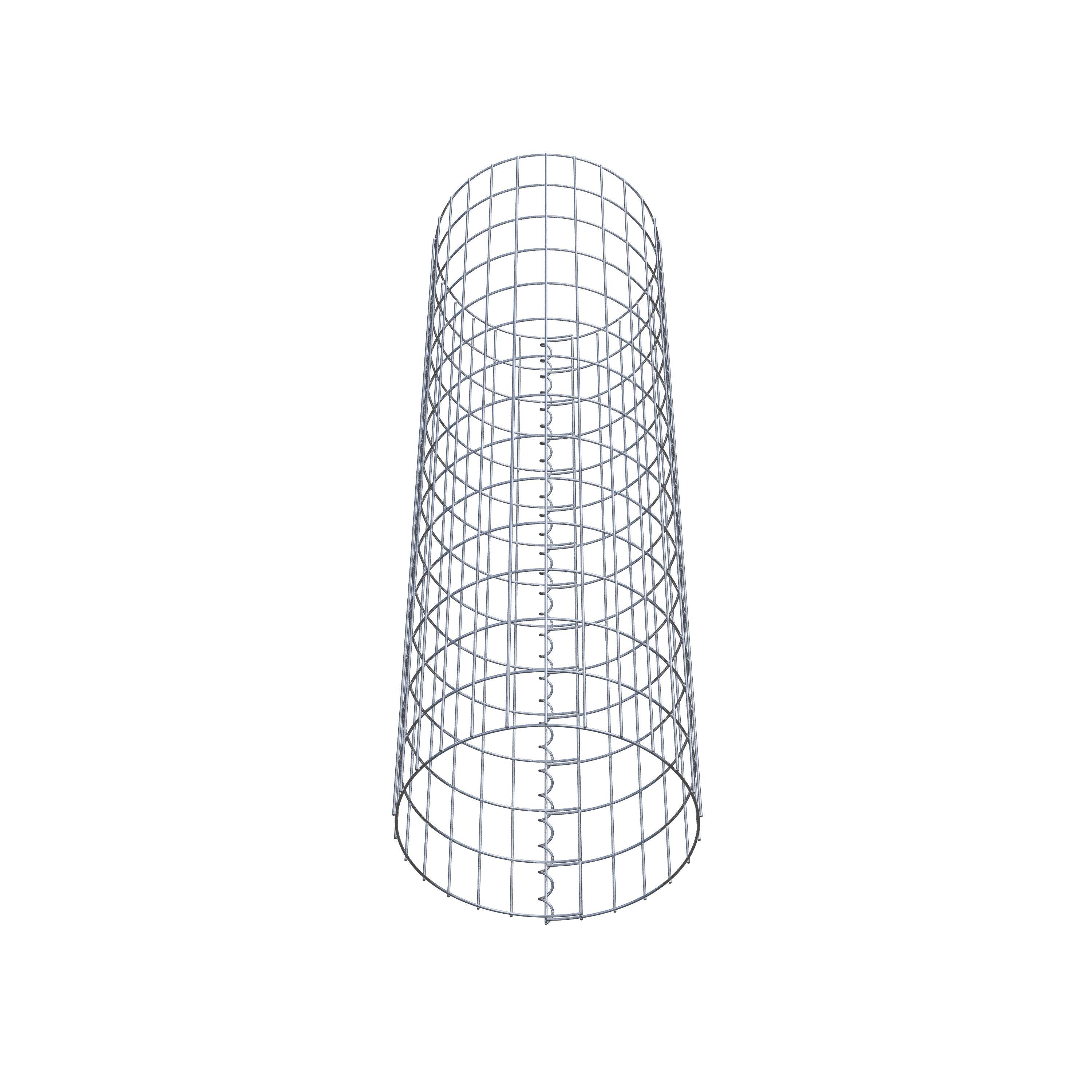 Gabionsøjle diameter 42 cm, MW 5 x 10 cm rund