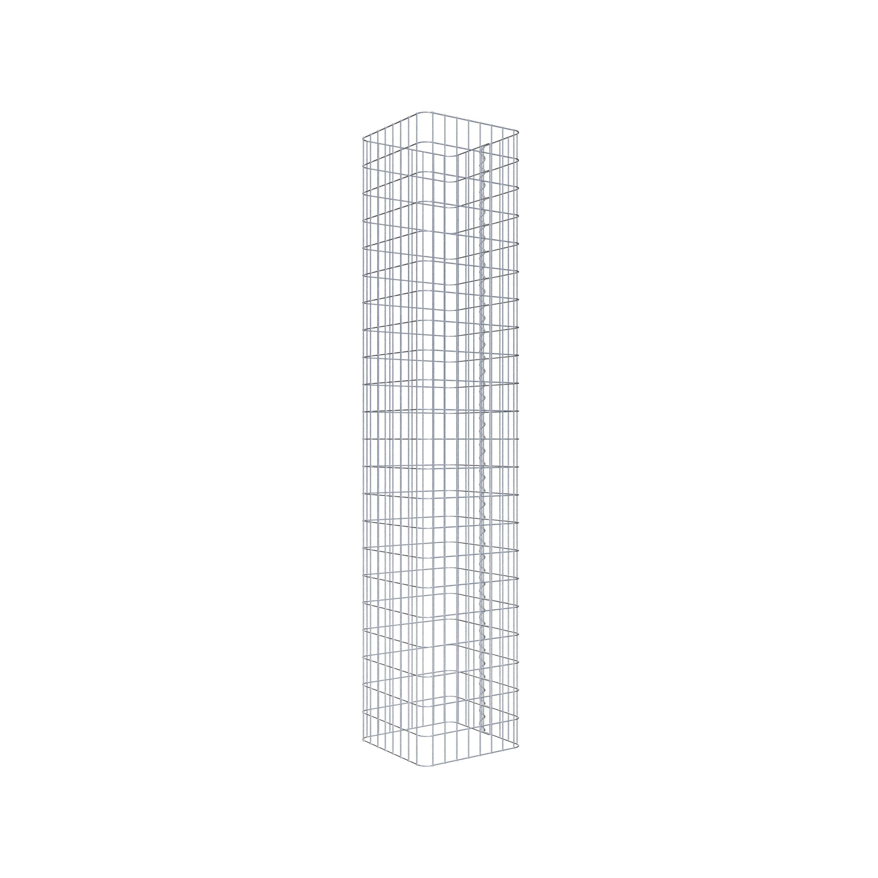 Colonne de gabion 42 x 42 cm, MW 5 x 10 cm carré