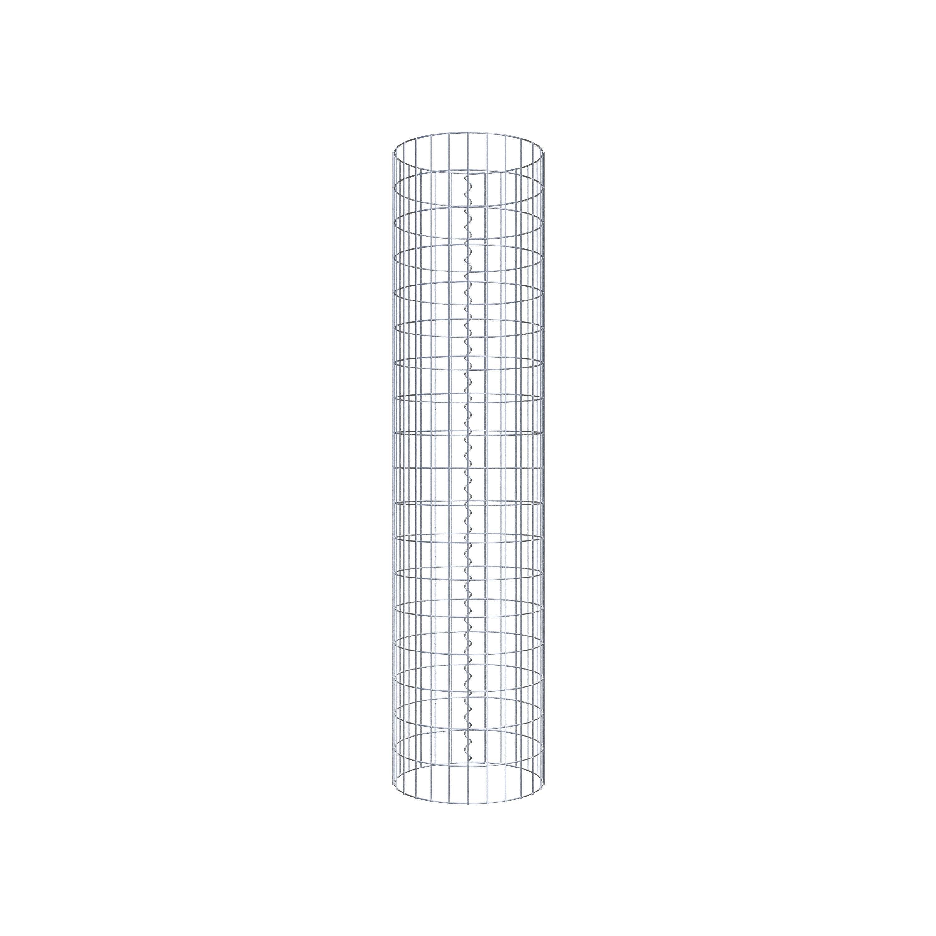 Colonne de gabion diamètre 42 cm, MW 5 x 10 cm rond