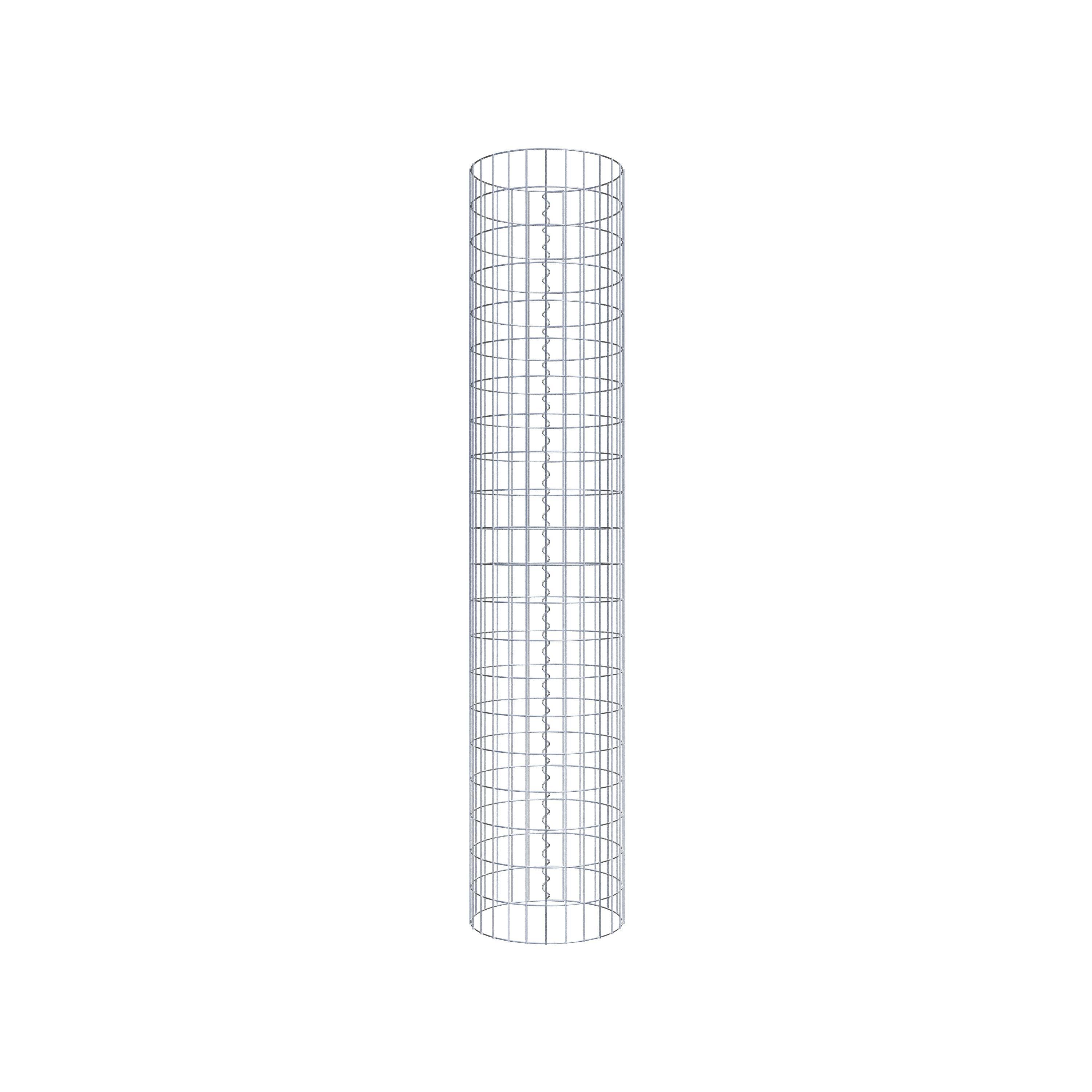 Colonne de gabion diamètre 42 cm, MW 5 x 10 cm rond