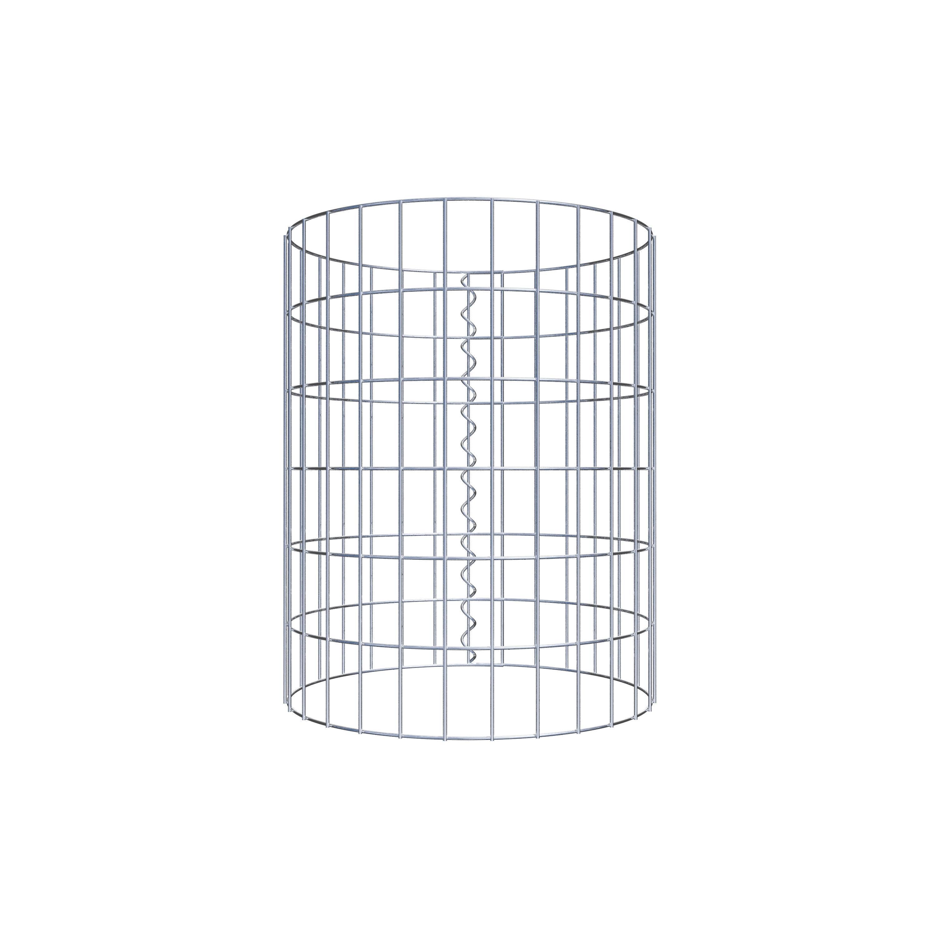 Schanskorf kolom diameter 47 cm, MW 5 x 10 cm rond