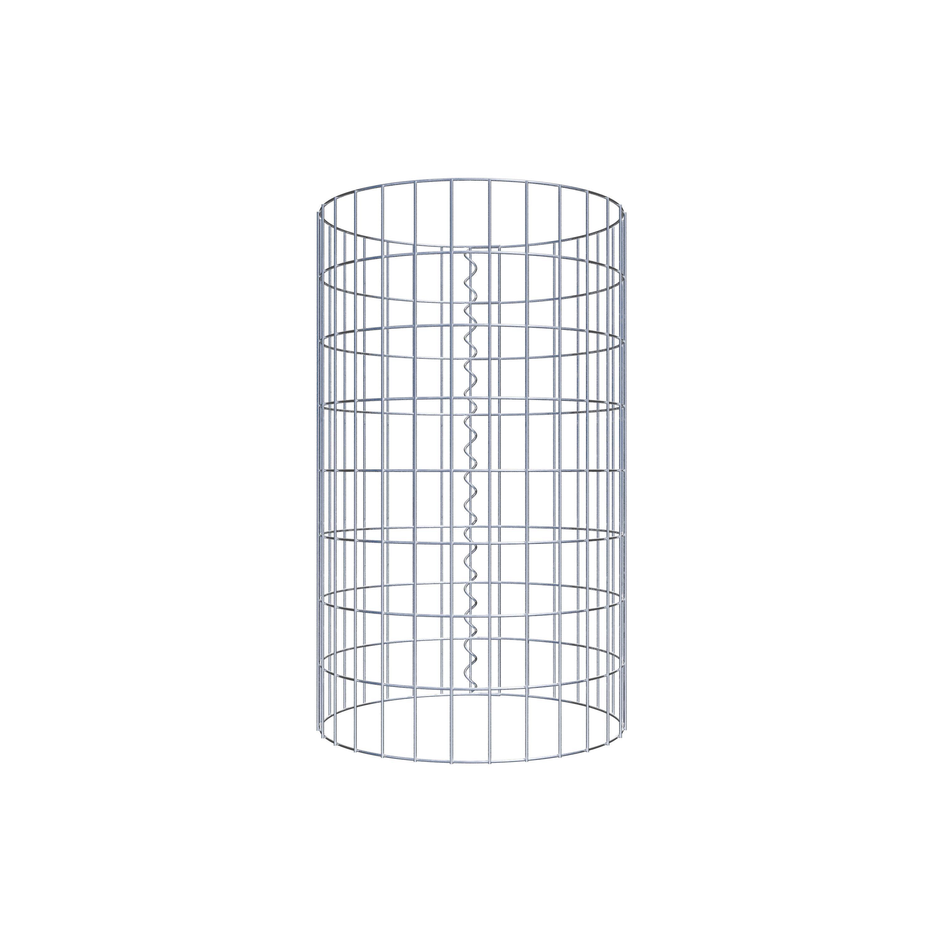 Gabionsøjle diameter 47 cm, MW 5 x 10 cm rund