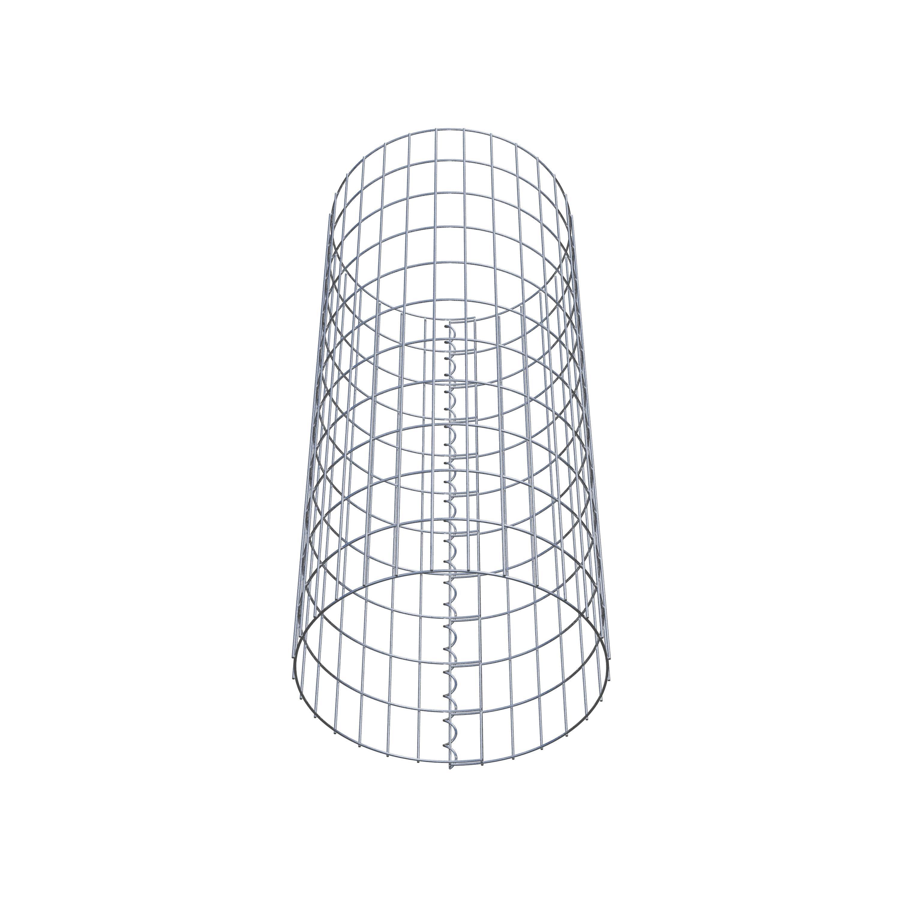 Schanskorf kolom diameter 47 cm, MW 5 x 10 cm rond