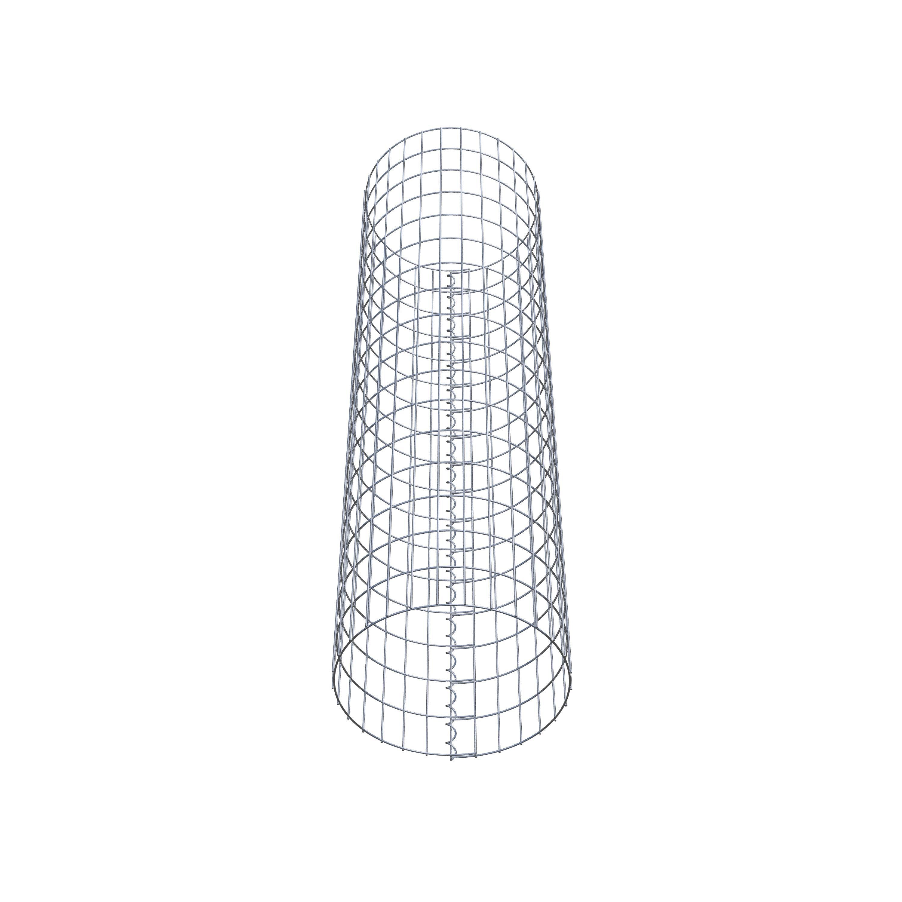 Schanskorf kolom diameter 47 cm, MW 5 x 10 cm rond