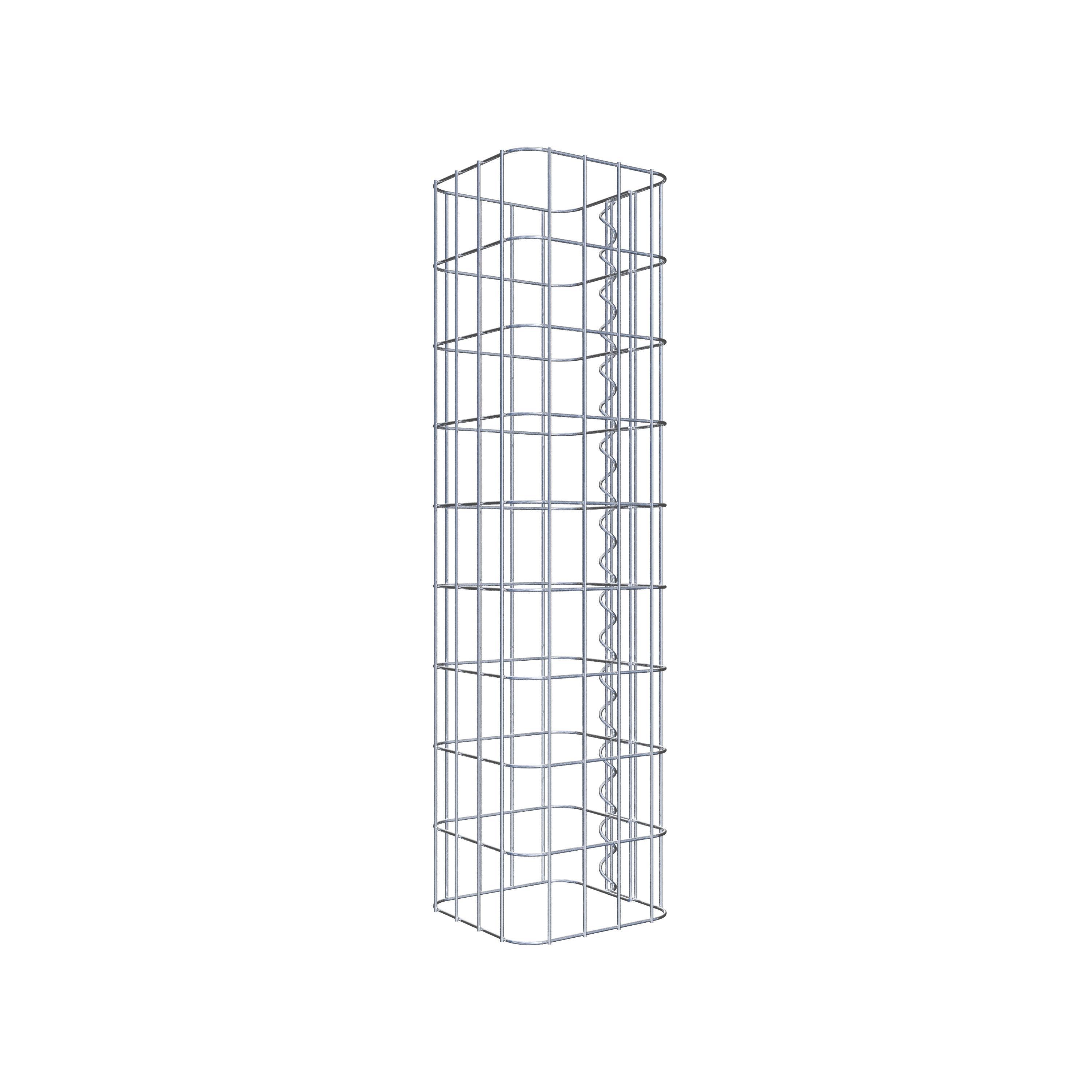 Colonne de gabion 22 x 22 cm, MW 5 x 10 cm carré