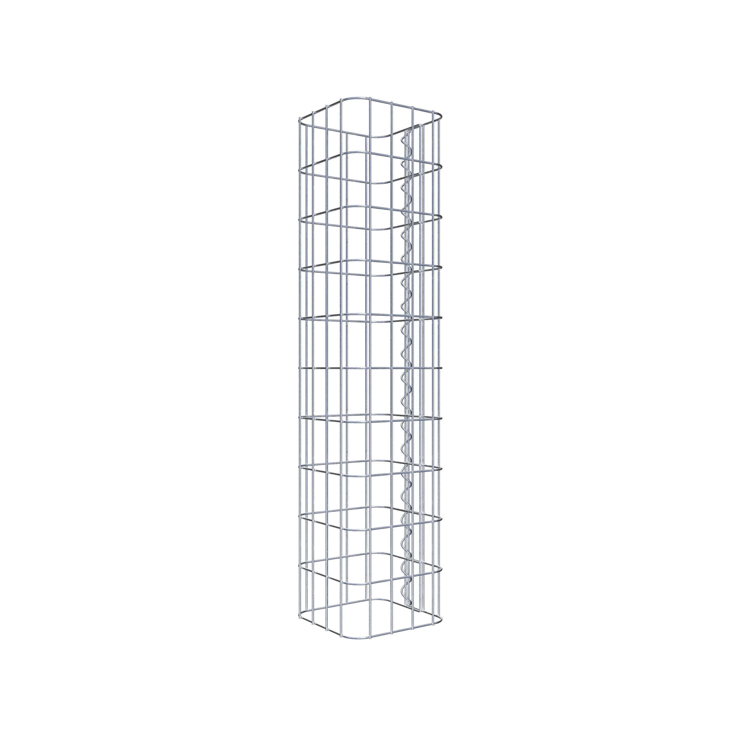 Colonne de gabion 22 x 22 cm, MW 5 x 10 cm carré