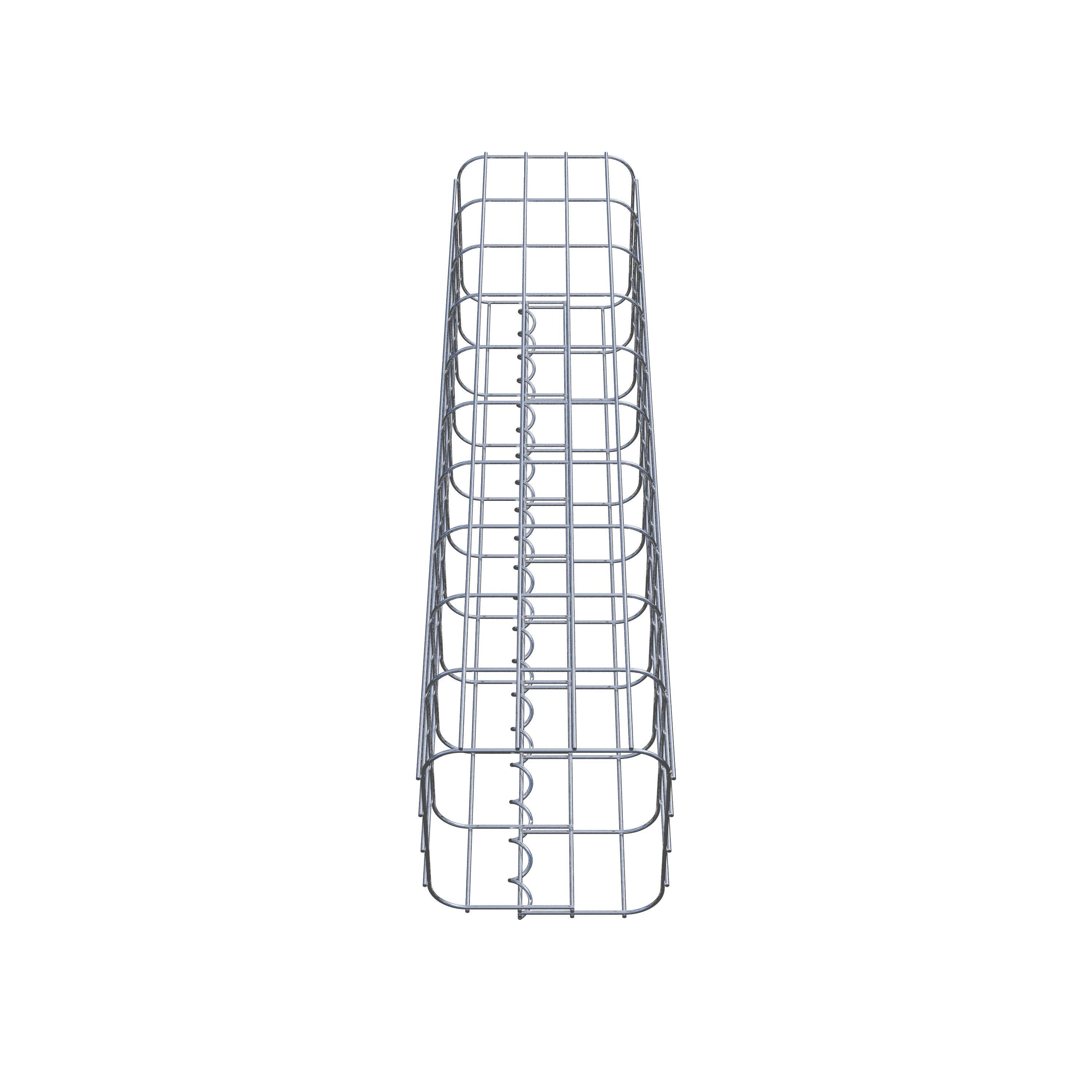 Colonne de gabion 22 x 22 cm, MW 5 x 10 cm carré