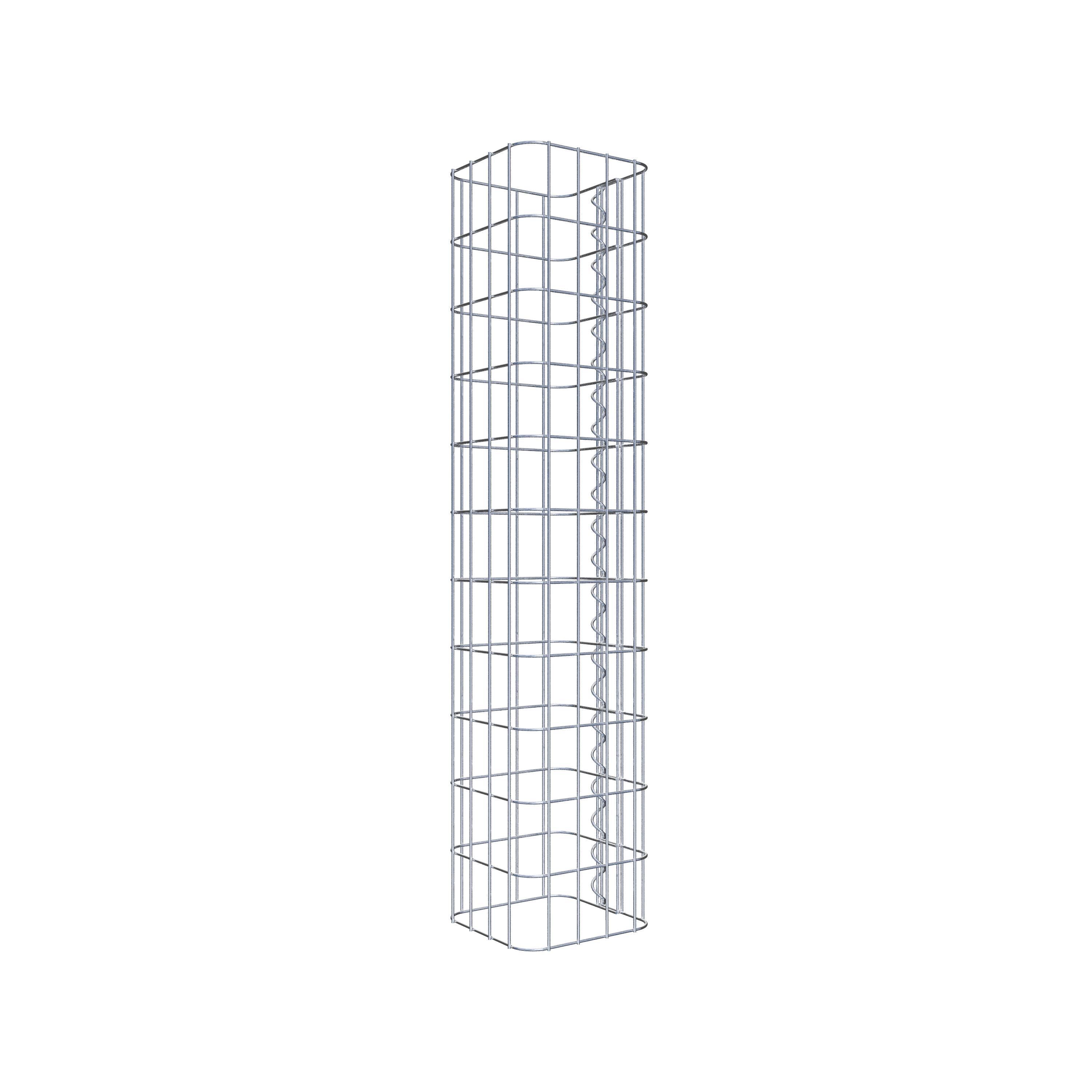 Colonne de gabion 22 x 22 cm, MW 5 x 10 cm carré