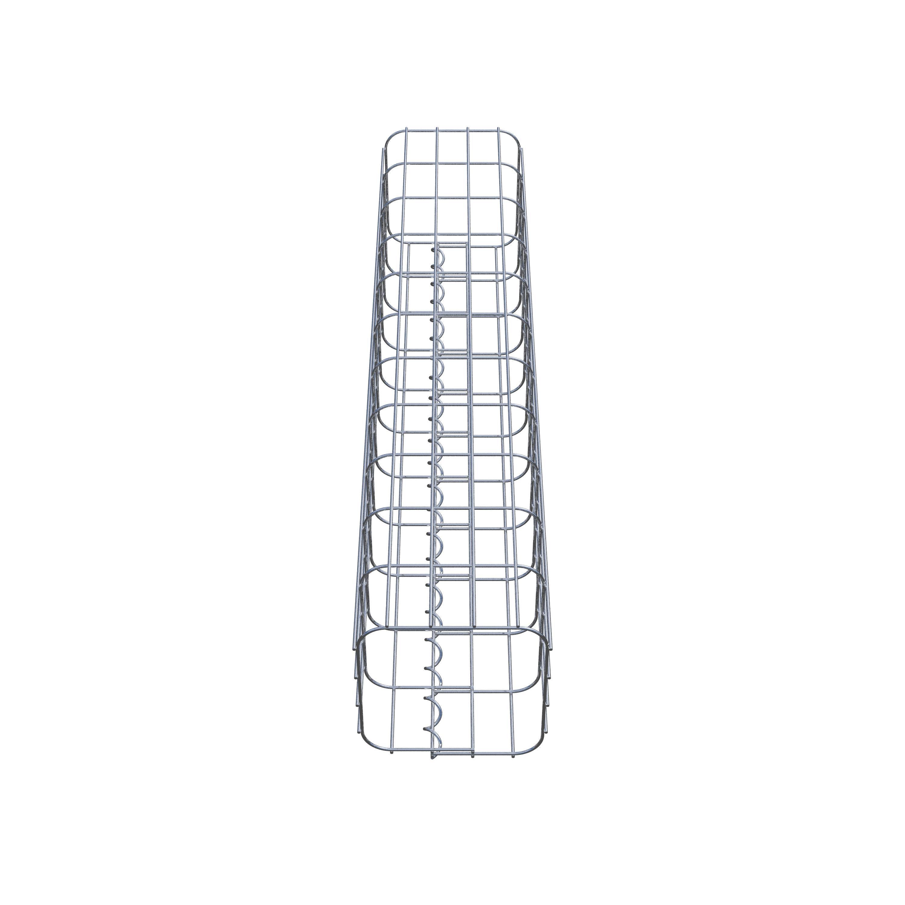 Colonne de gabion 22 x 22 cm, MW 5 x 10 cm carré