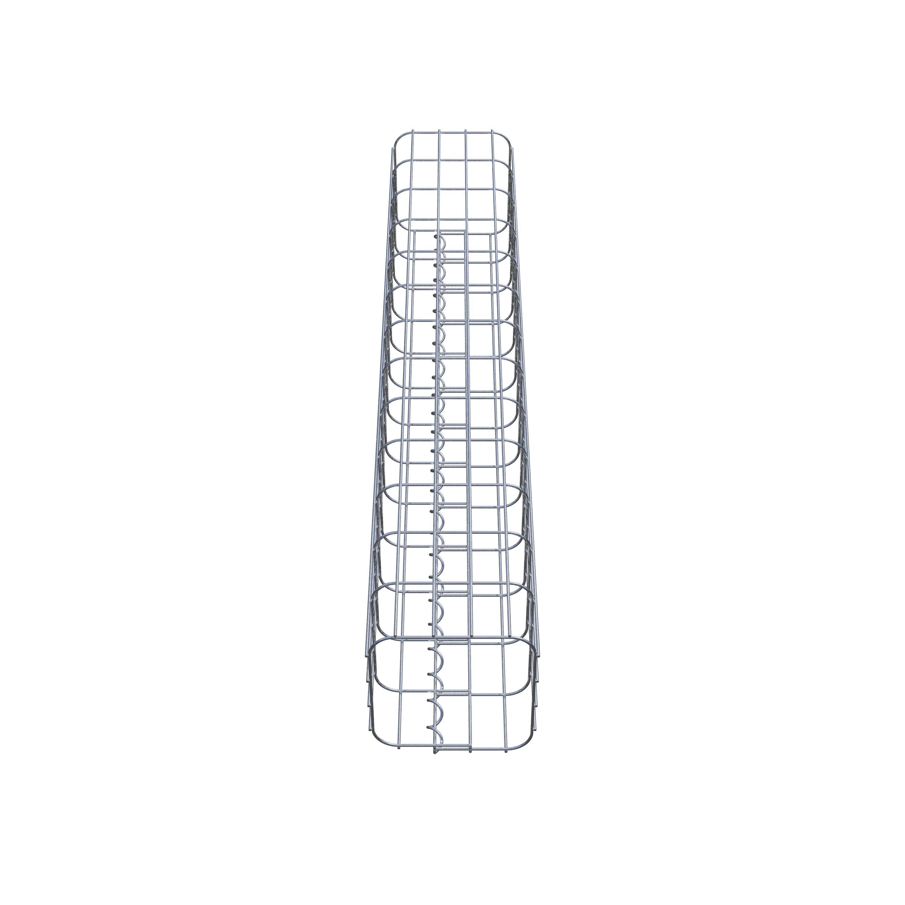 Colonne de gabion 22 x 22 cm, MW 5 x 10 cm carré