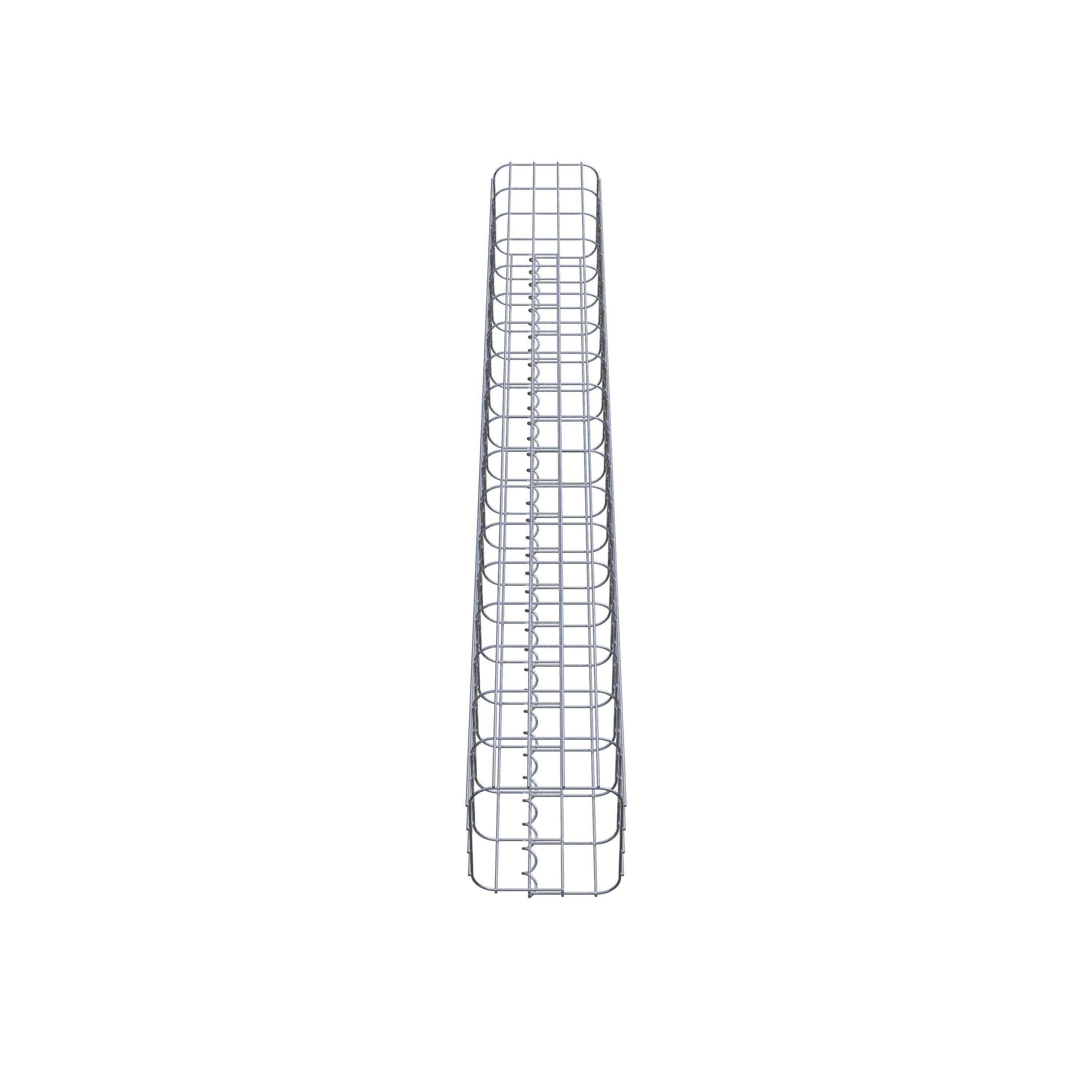 Colonne de gabion 22 x 22 cm, MW 5 x 10 cm carré