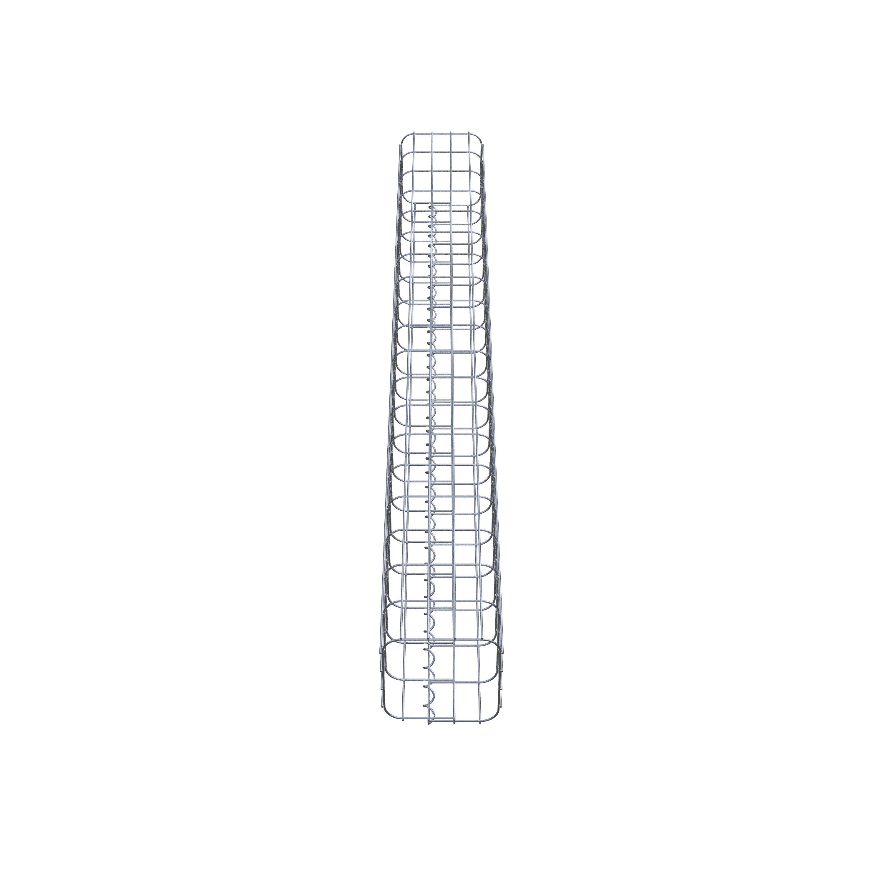 Colonne de gabion 22 x 22 cm, MW 5 x 10 cm carré