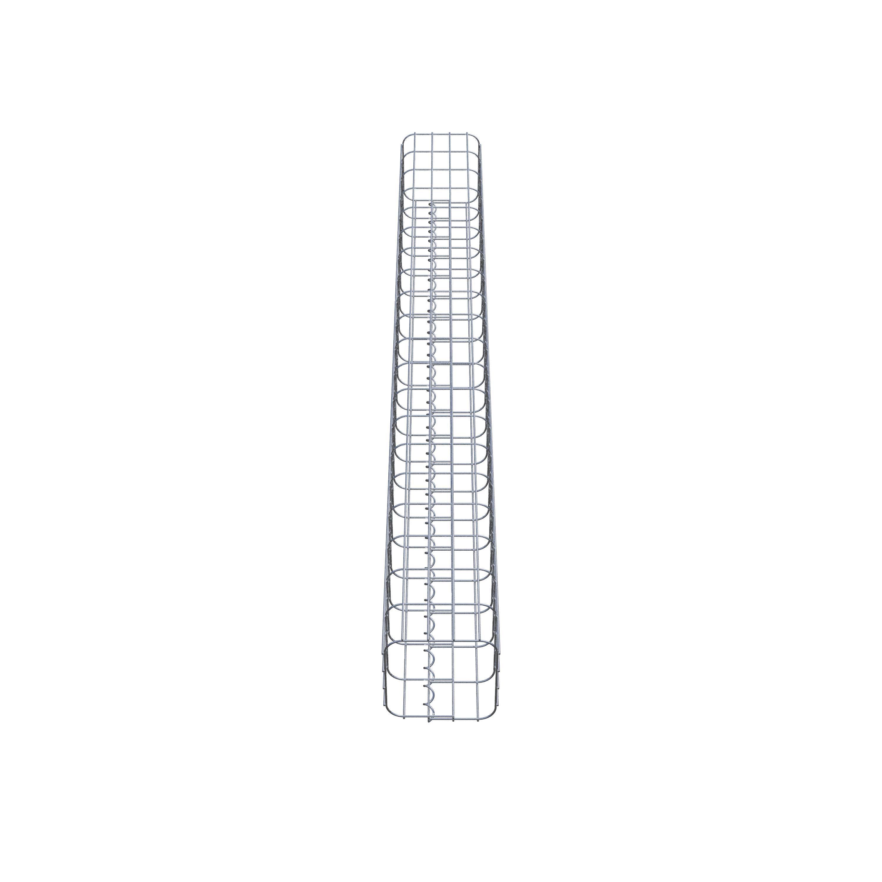 Colonne de gabion 22 x 22 cm, MW 5 x 10 cm carré