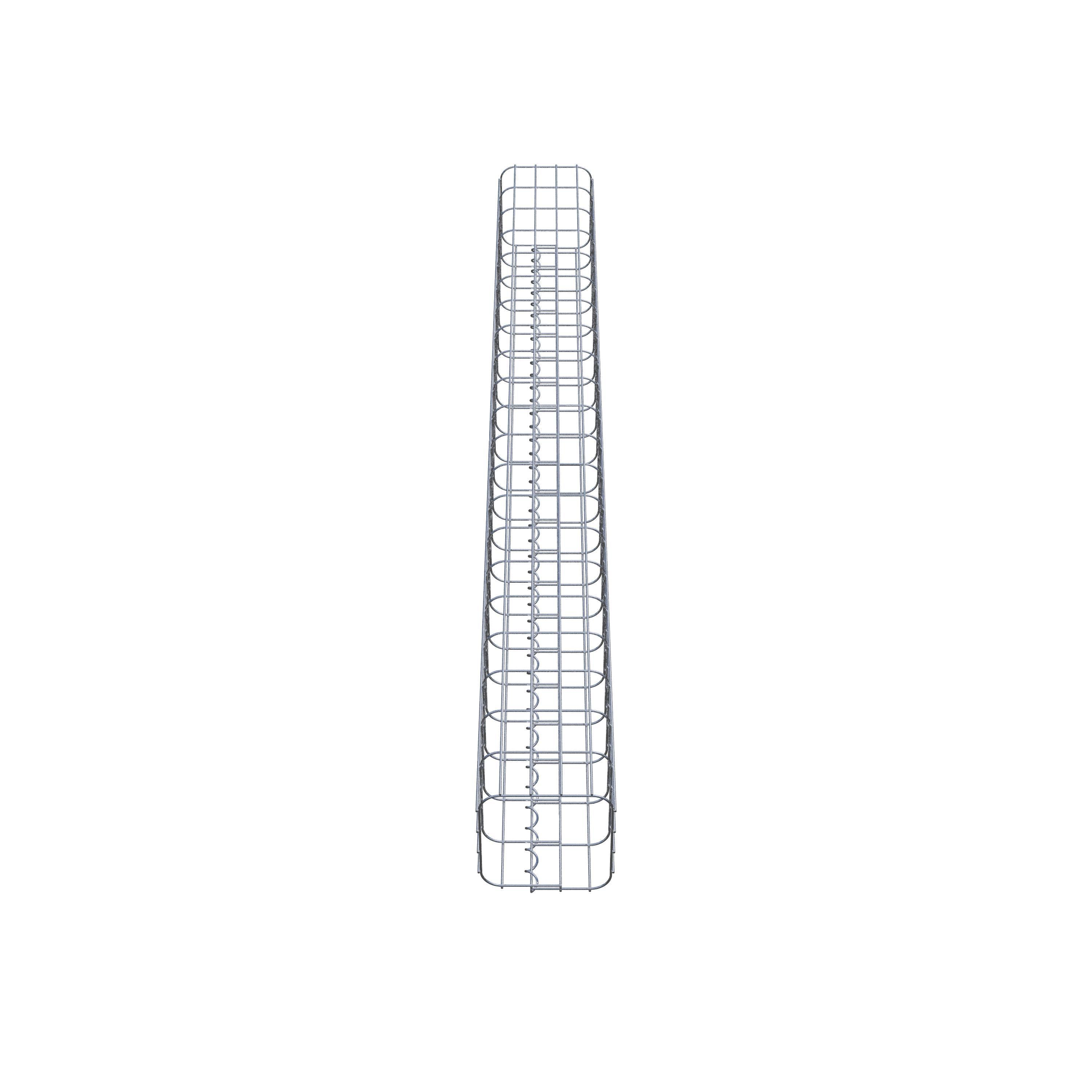 Colonne de gabion 22 x 22 cm, MW 5 x 10 cm carré