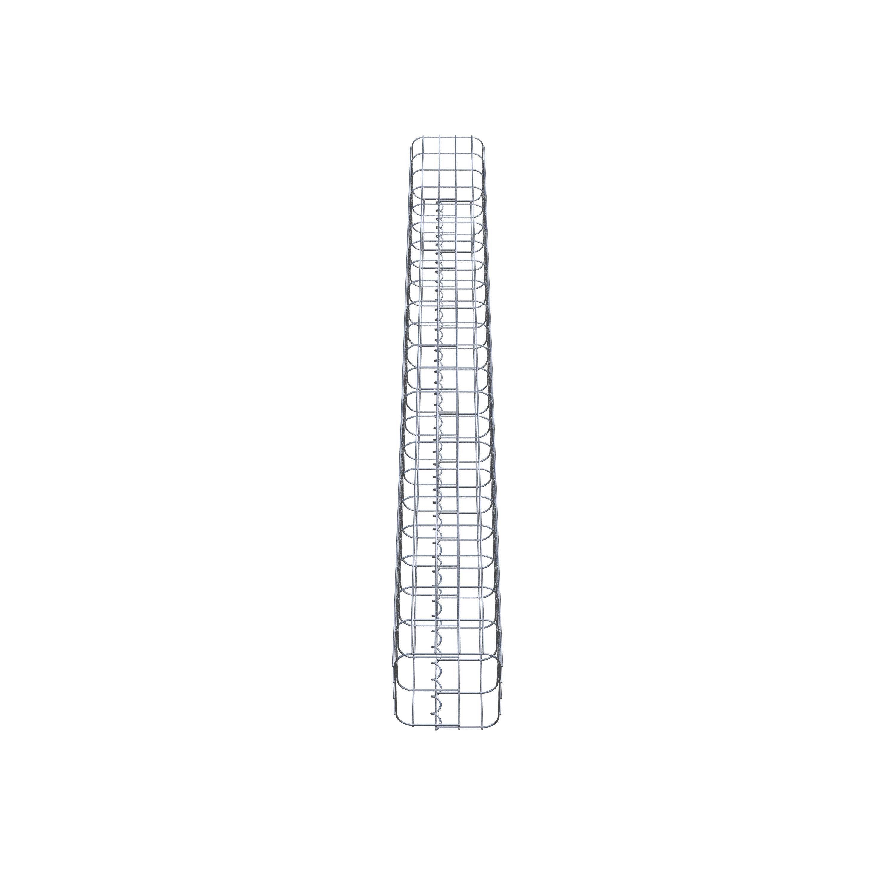 Colonne de gabion 22 x 22 cm, MW 5 x 10 cm carré