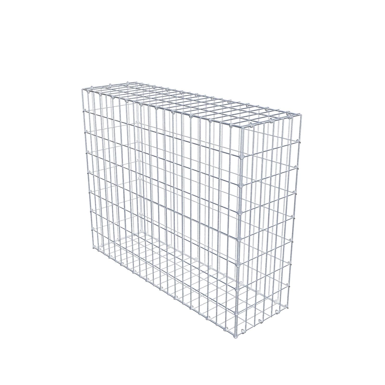 Gabion 100 cm x 80 cm x 30 cm (L x H x D), maskstorlek 5 cm x 10 cm, C-ring