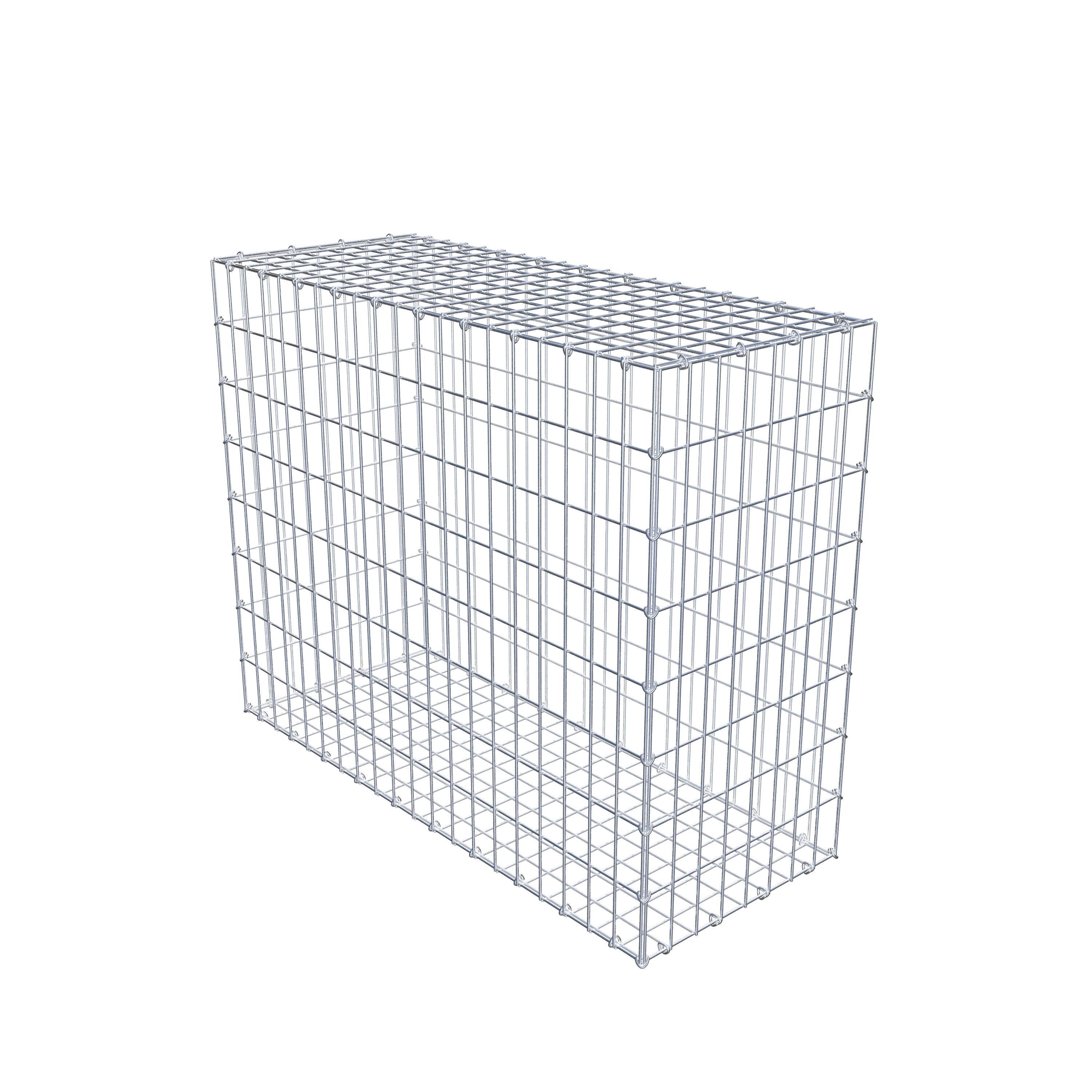 Gabion 100 cm x 80 cm x 40 cm (L x H x D), maskstorlek 5 cm x 10 cm, C-ring