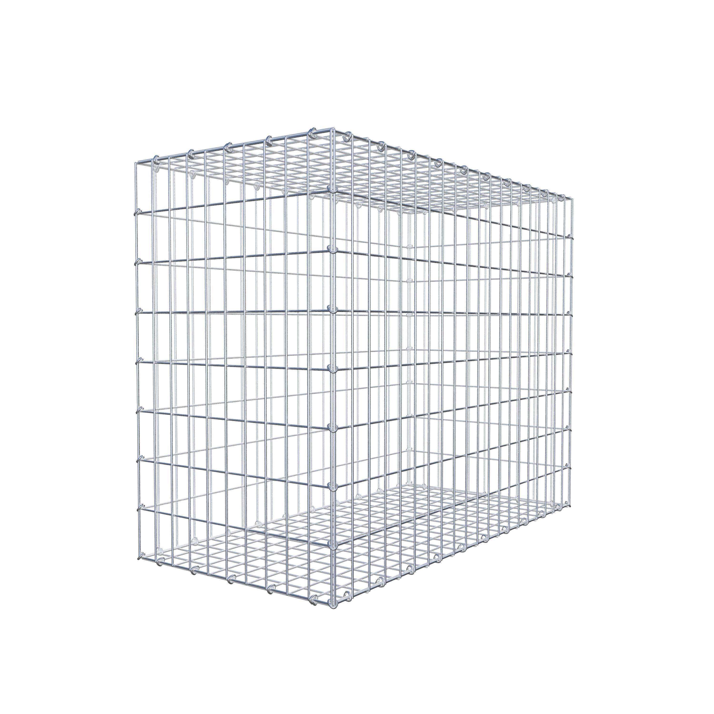 Gabion 100 cm x 80 cm x 50 cm (L x H x D), mesh size 5 cm x 10 cm, C-ring