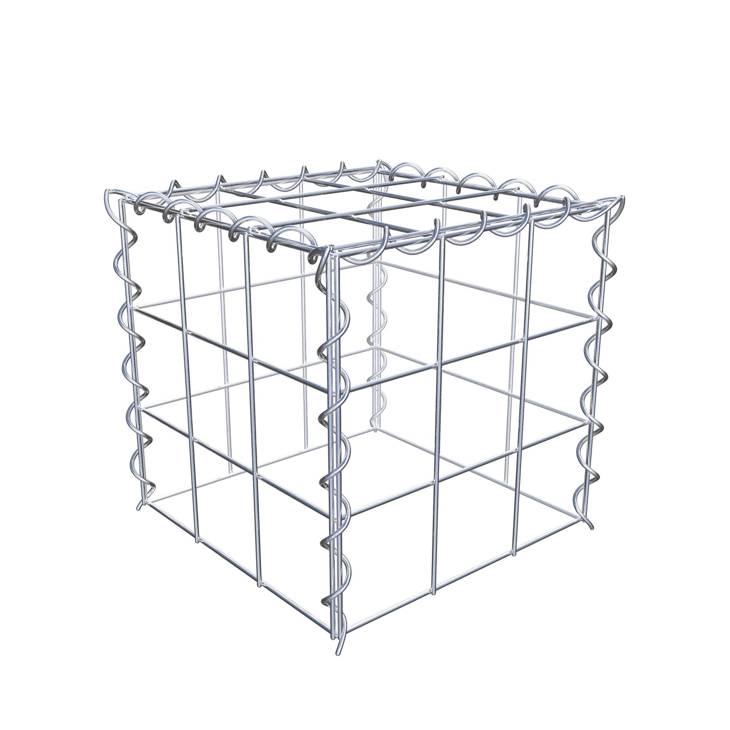Grown-on gabion type 3 30 cm x 30 cm x 30 cm (L x H x D), mesh size 10 cm x 10 cm, spiral