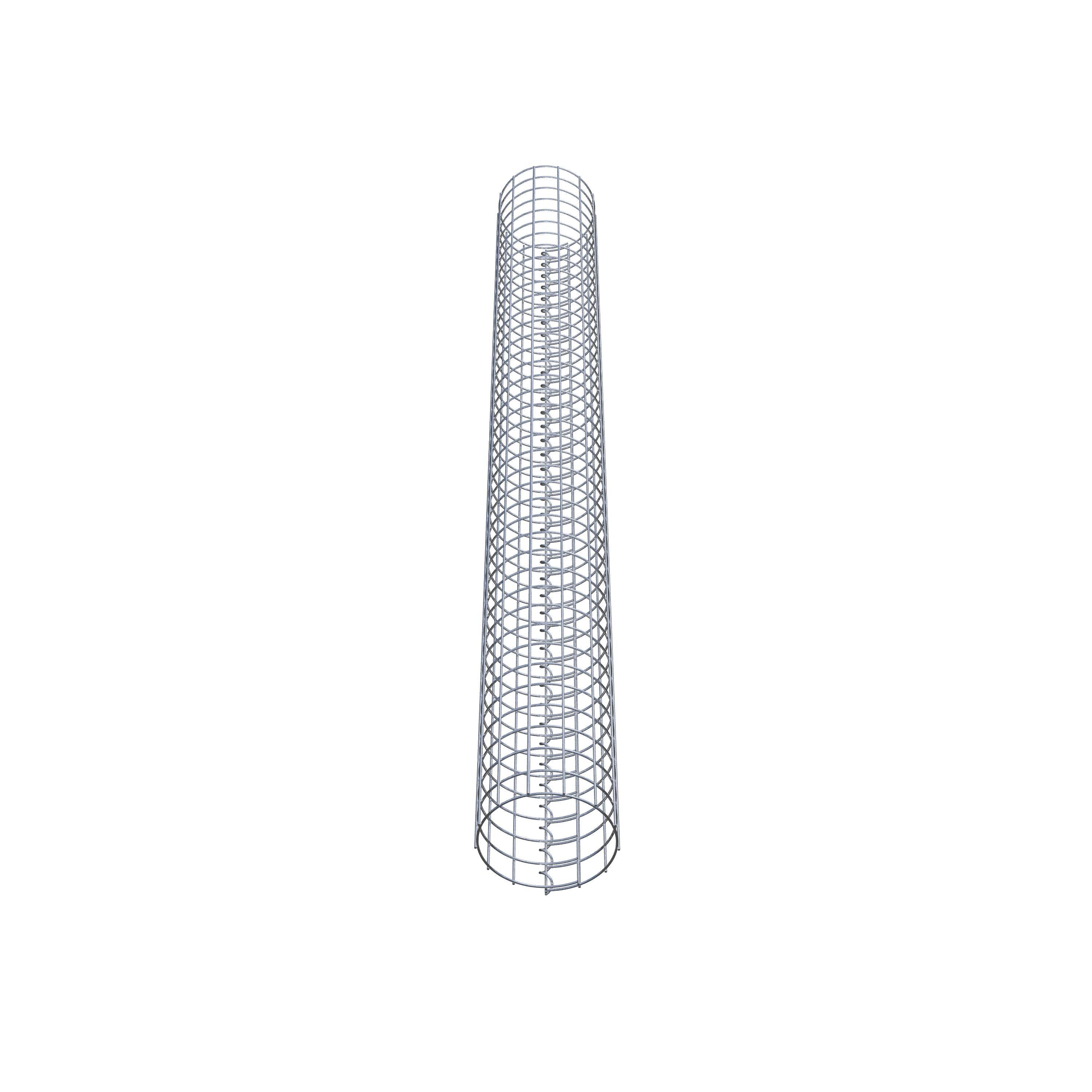 Schanskorf kolom diameter 22 cm MW 5 x 5 cm rond