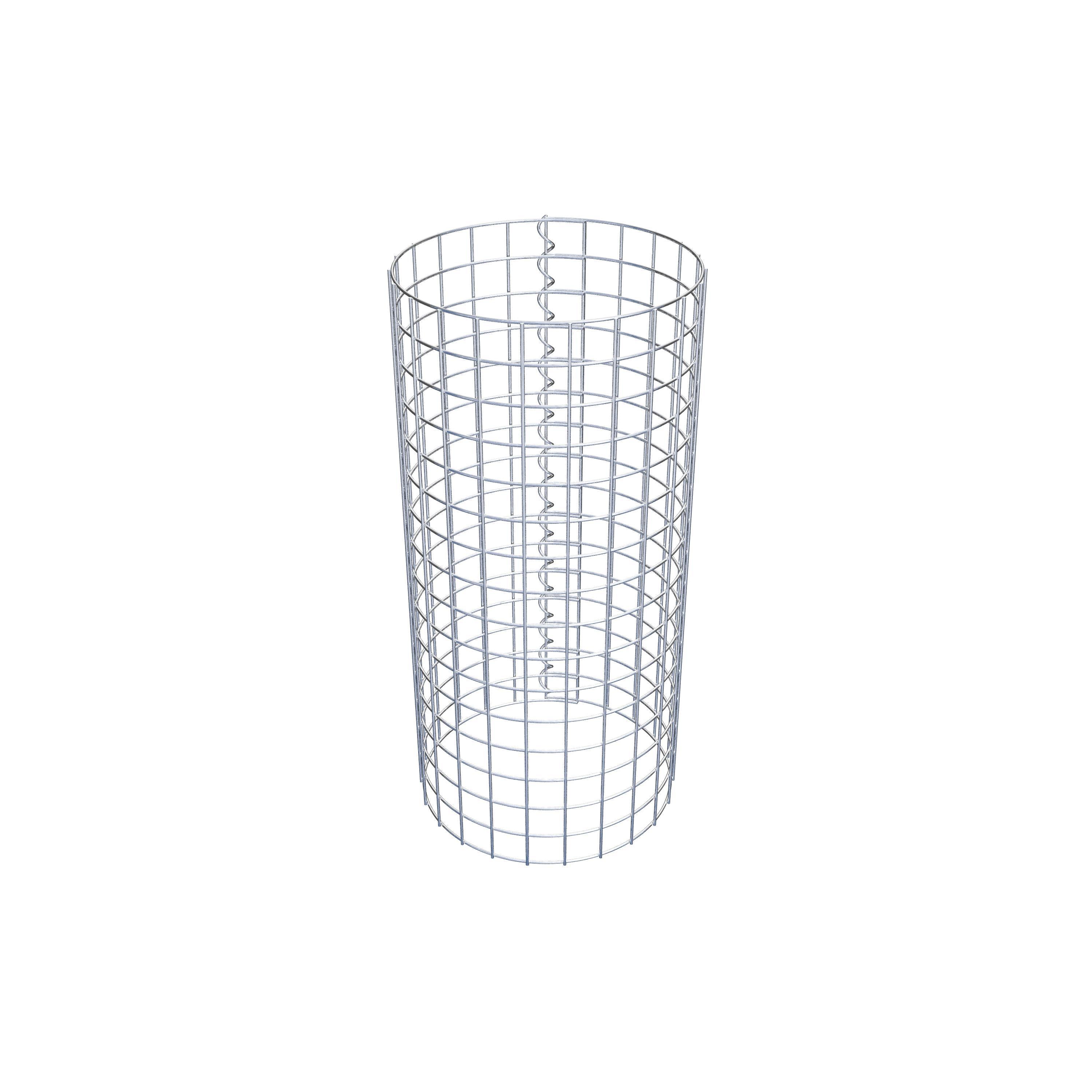 Schanskorf kolom diameter 37 cm MW 5 x 5 cm rond