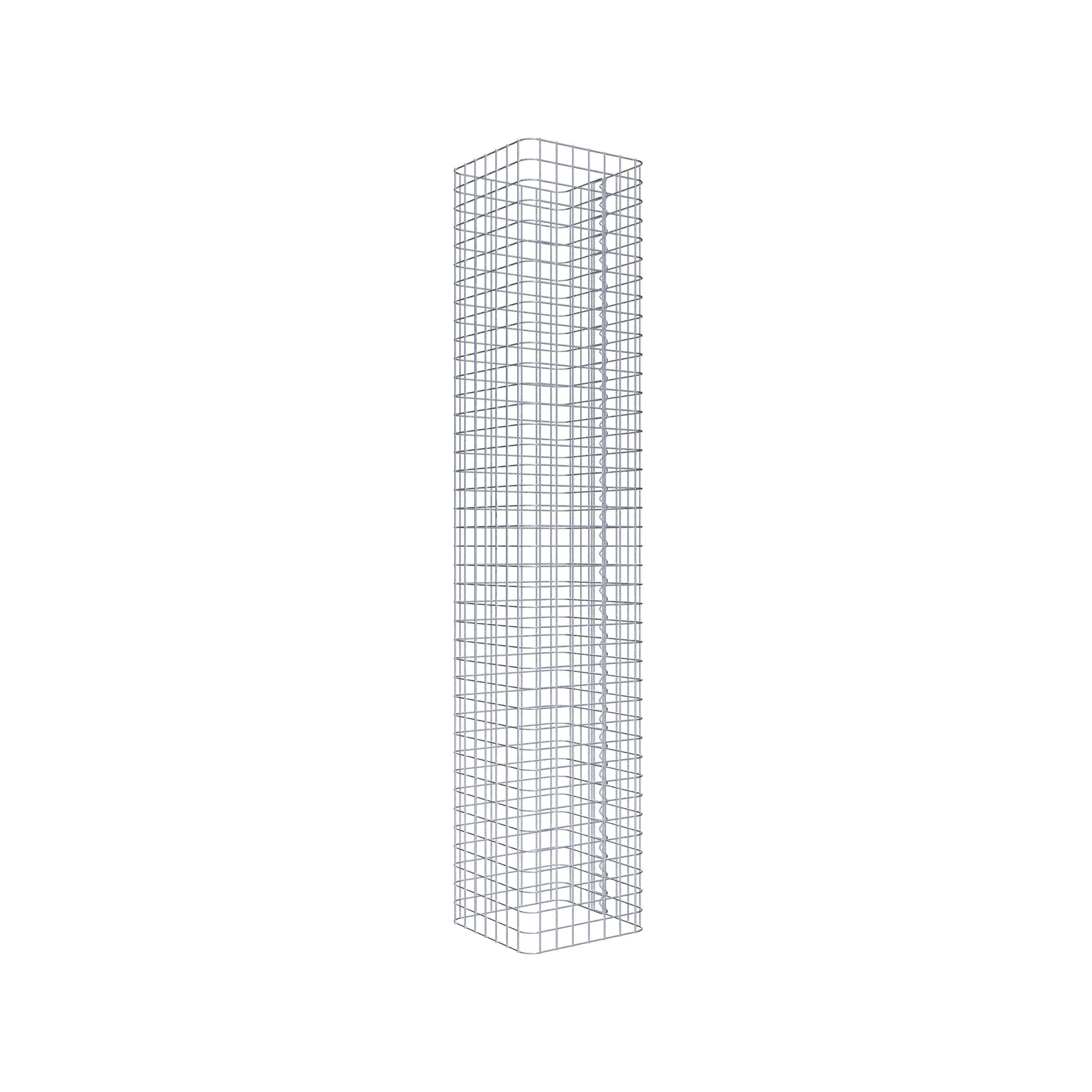 Colonne de gabion 37 x 37 cm MW 5 x 5 cm carré