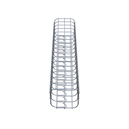 Schanskorfzuil 17 x 17 cm, MW 5 x 5 cm vierkant