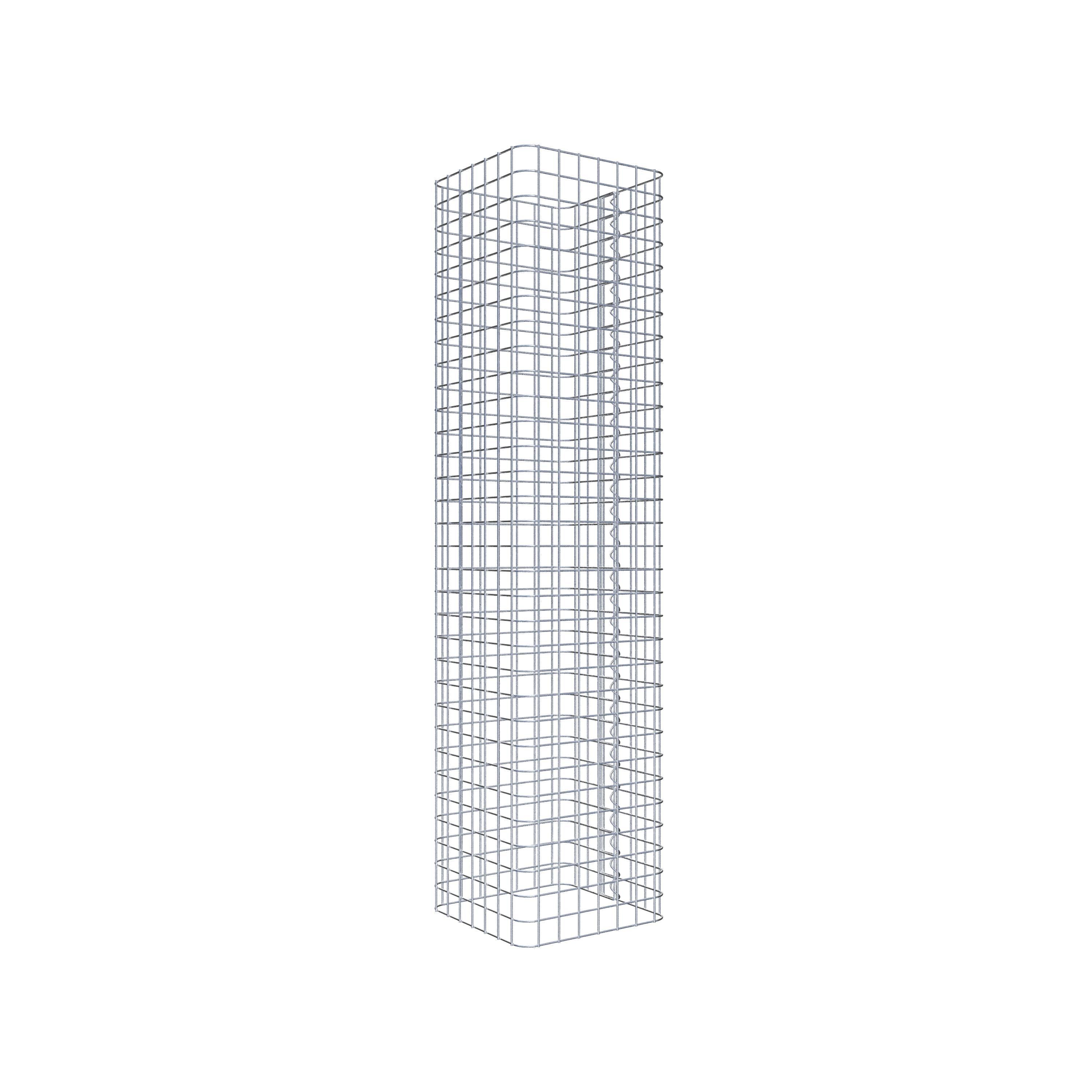 Colonne de gabion 37 x 37 cm MW 5 x 5 cm carré