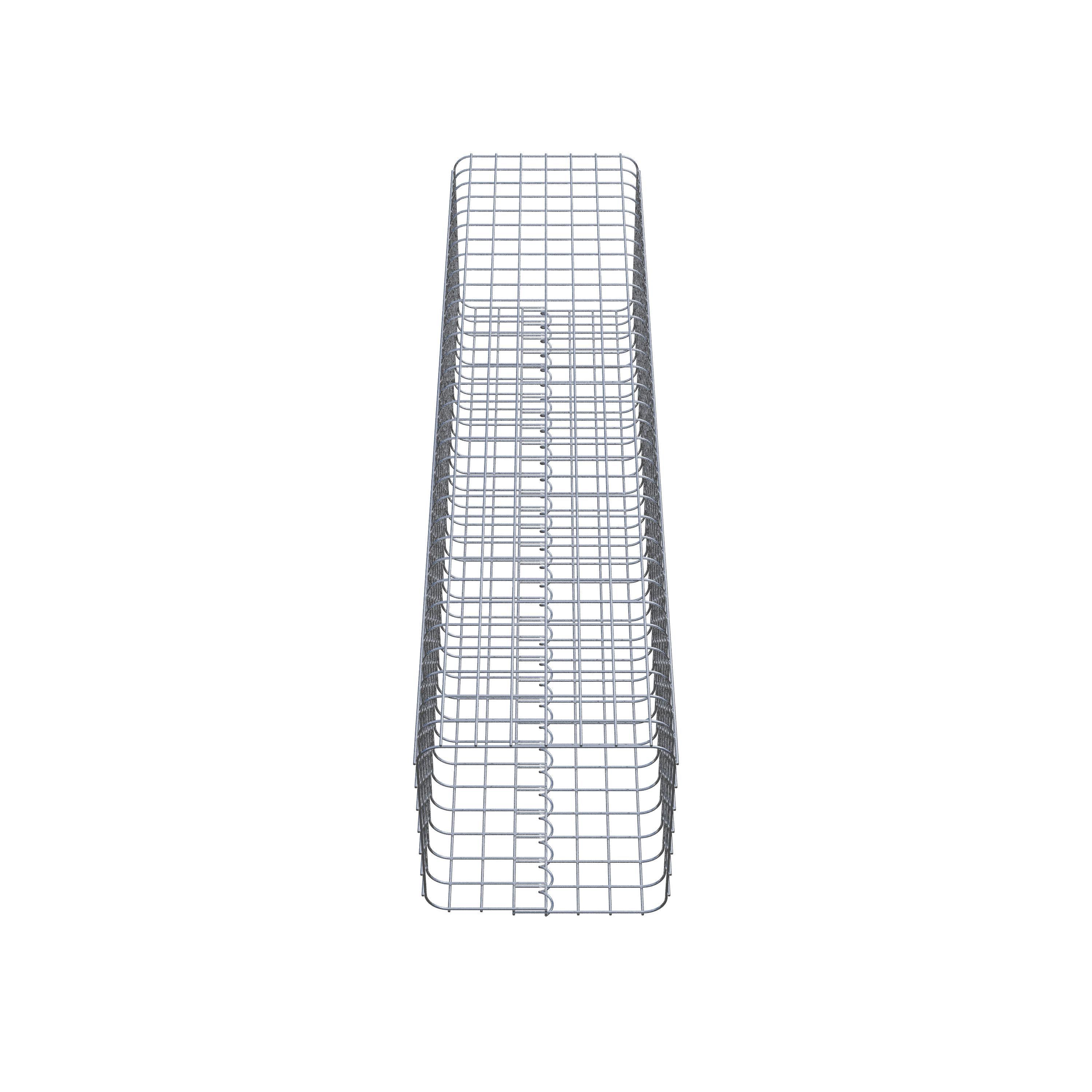 Colonne de gabion 37 x 37 cm MW 5 x 5 cm carré