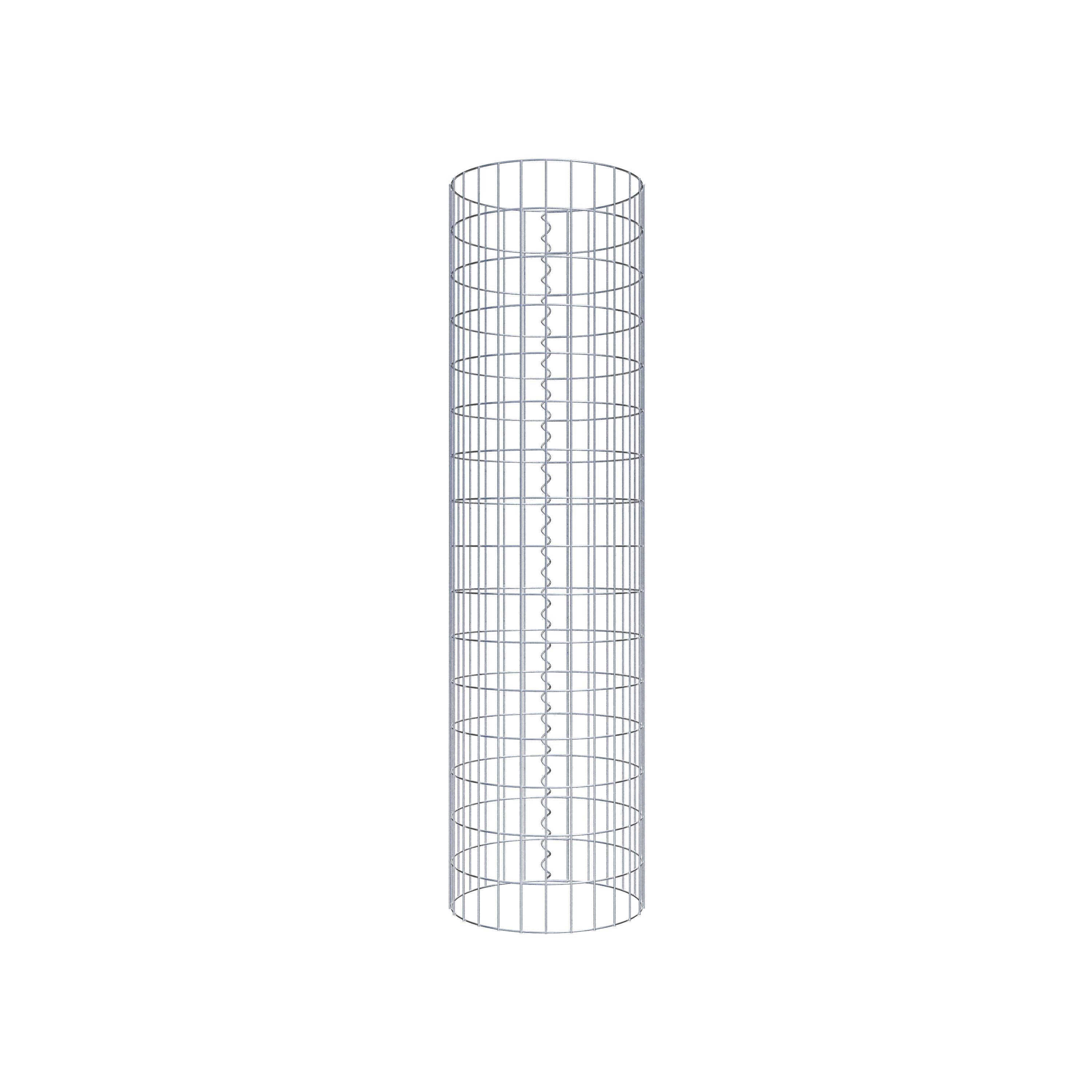 Gabionsøjle diameter 42 cm, MW 5 x 10 cm rund