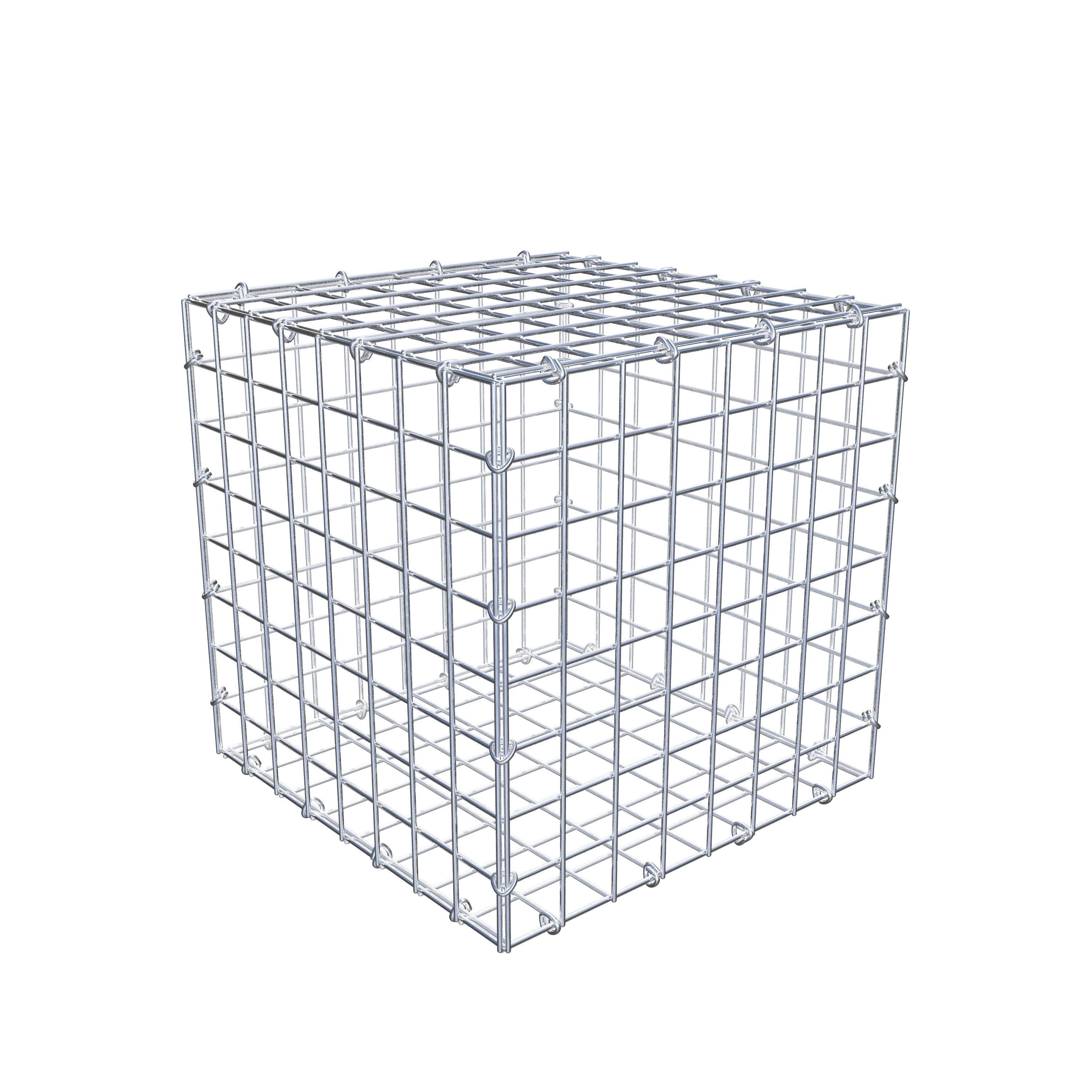 Gabion 40 cm x 40 cm x 40 cm (L x H x D), maskstorlek 5 cm x 5 cm, C-ring