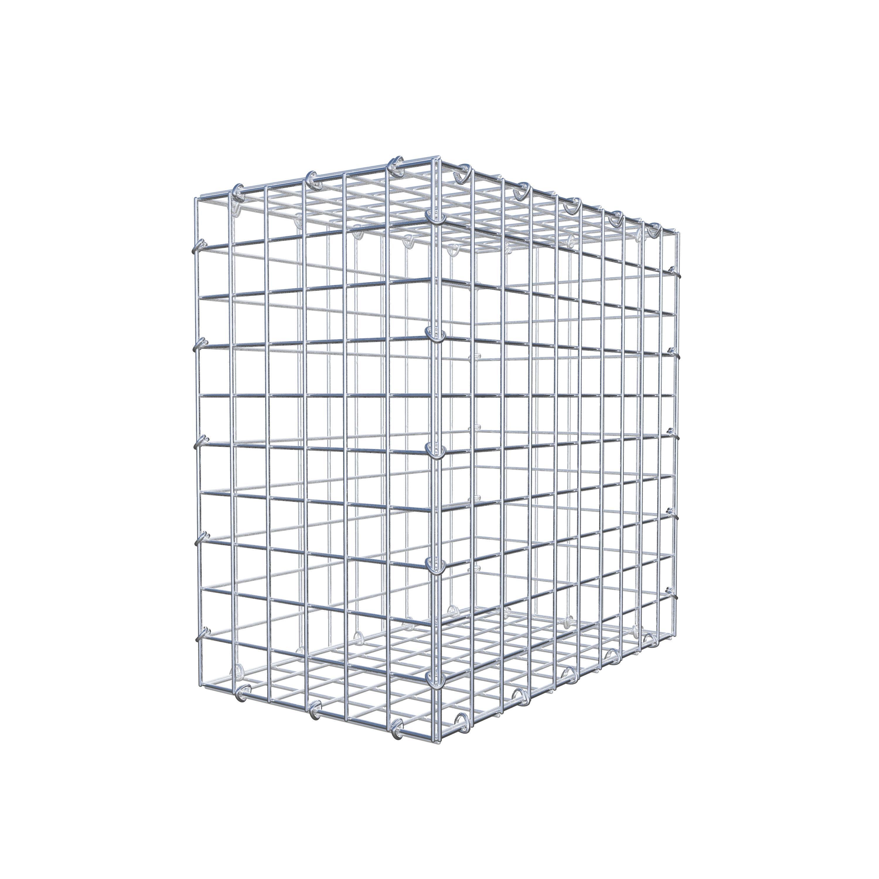 Gabion 50 cm x 50 cm x 30 cm (L x H x D), maskstorlek 5 cm x 5 cm, C-ring