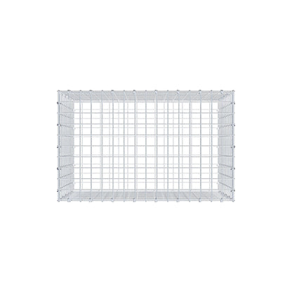 Gabion 80 cm x 50 cm x 50 cm (L x H x D), mesh size 5 cm x 5 cm, C-ring