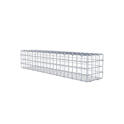 Gabion 100 cm x 20 cm x 20 cm (L x H x P), mailles 5 cm x 5 cm, anneau en C
