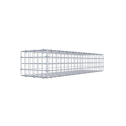 Gabião 100 cm x 20 cm x 30 cm (C x A x P), malhagem 5 cm x 5 cm, anel C