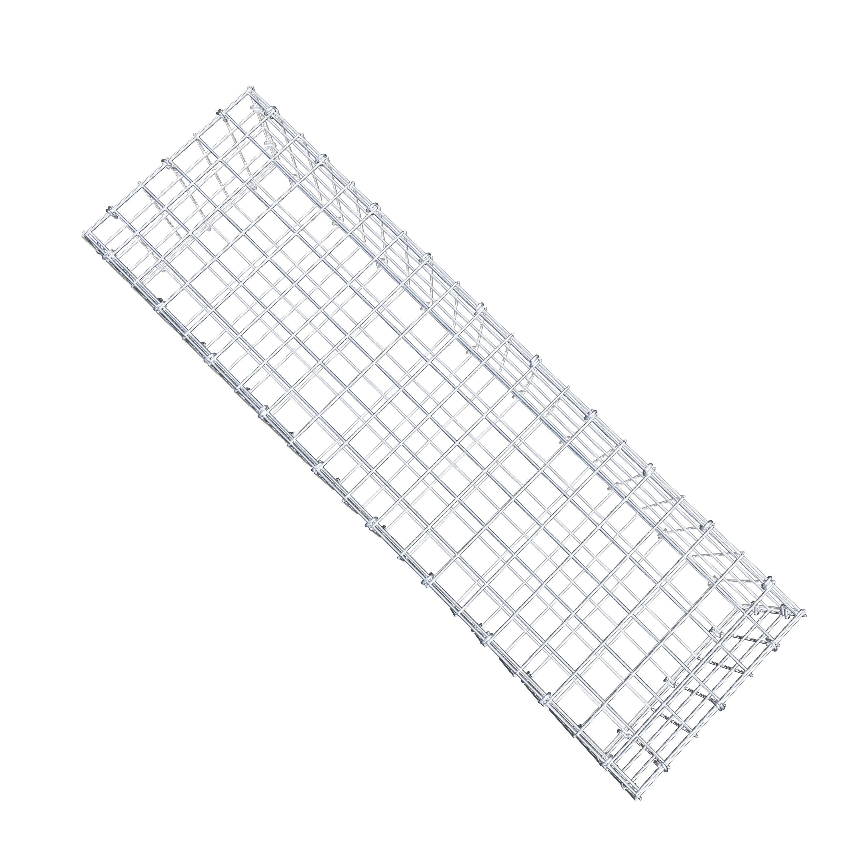 Gabion 100 cm x 20 cm x 30 cm (L x H x D), maskestørrelse 5 cm x 5 cm, C-ring