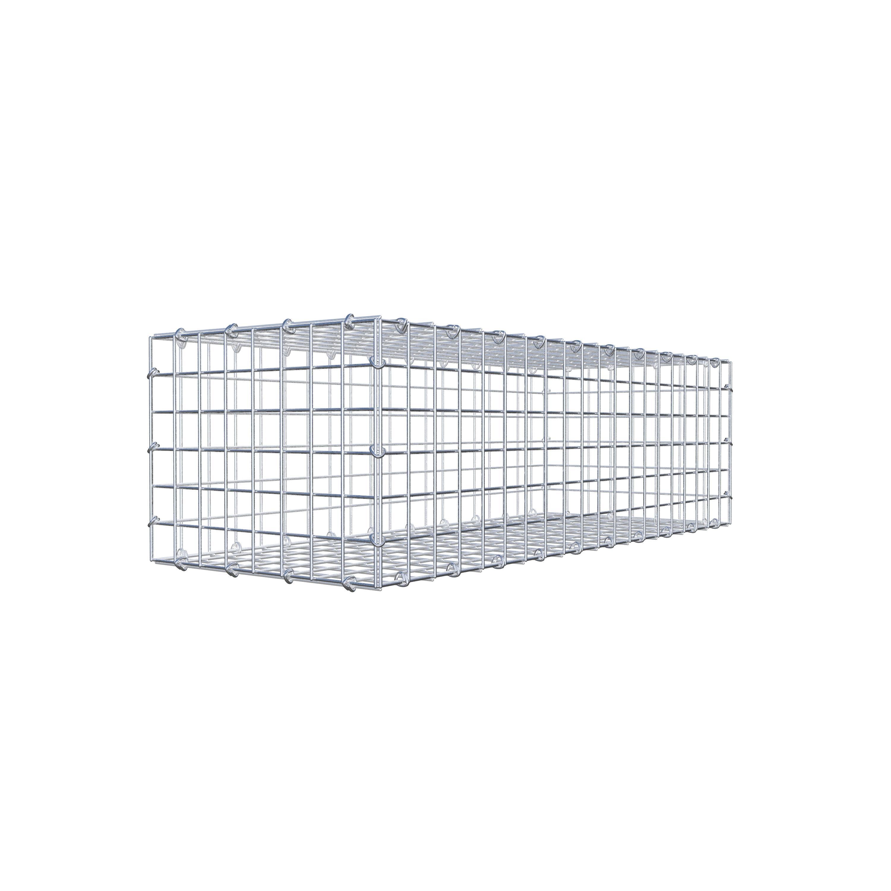 Gabion 100 cm x 30 cm x 40 cm (L x H x D), maskestørrelse 5 cm x 5 cm, C-ring