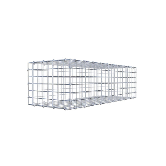 Gabion 100 cm x 30 cm x 40 cm (L x H x P), mailles 5 cm x 5 cm, anneau en C